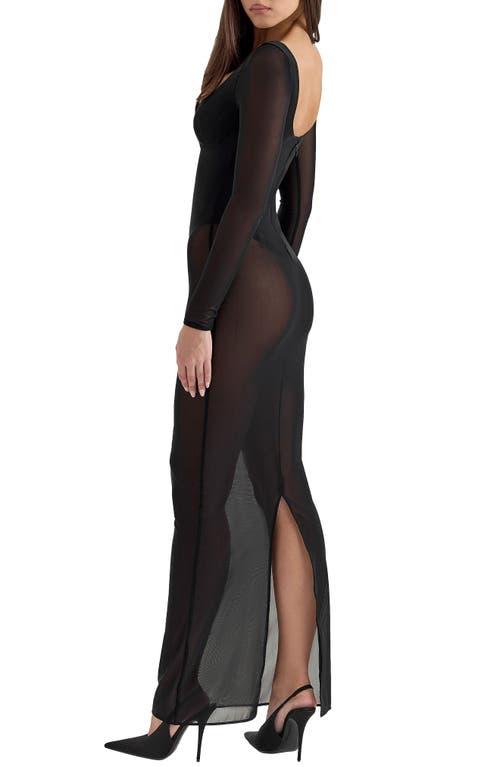 macys black prom dress Lace-Up Open-Back Long Black Prom Dress with Glitter Black / 2