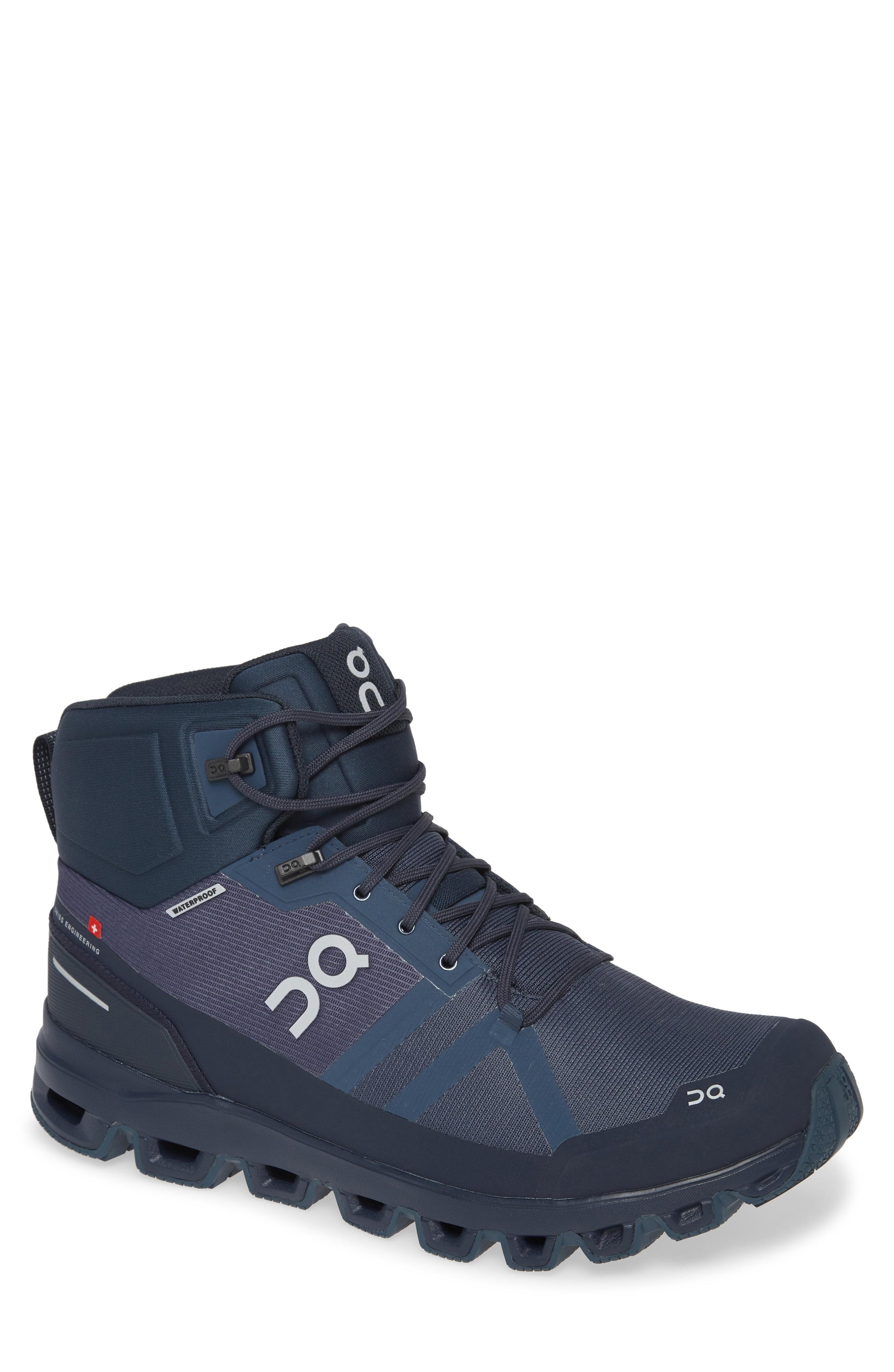 On Cloudrock Waterproof Hiking Boot in Navy/ Midnight (Blue) for Men - Lyst