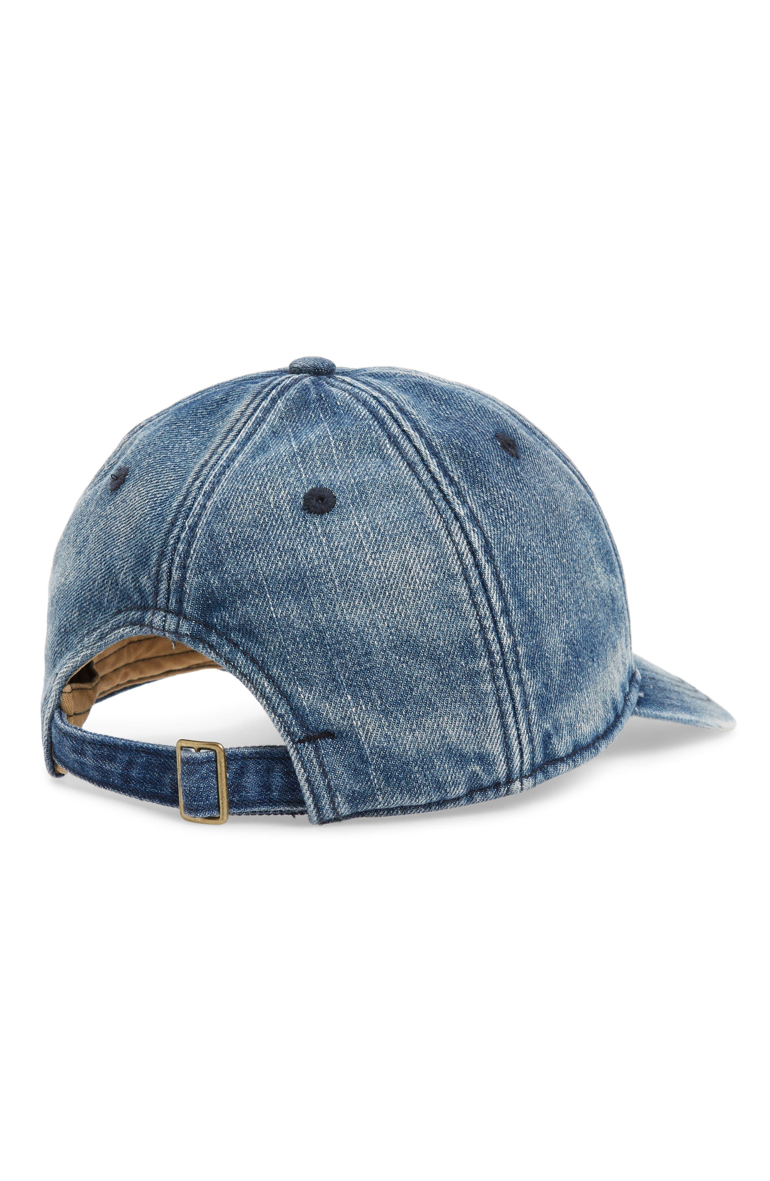 Madewell Faded Denim Baseball Cap in Blue Save 24 Lyst