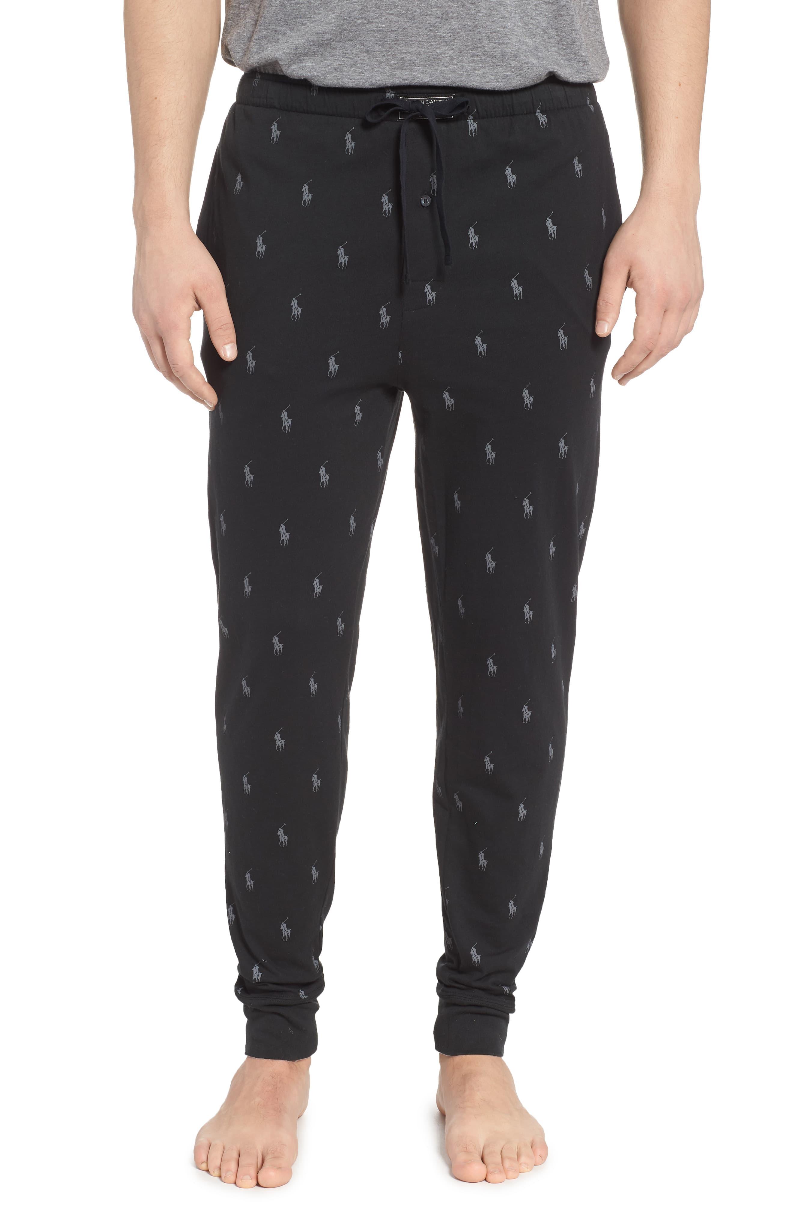 Polo Ralph Lauren Pony Print Pajama Pants in Black for Men - Lyst