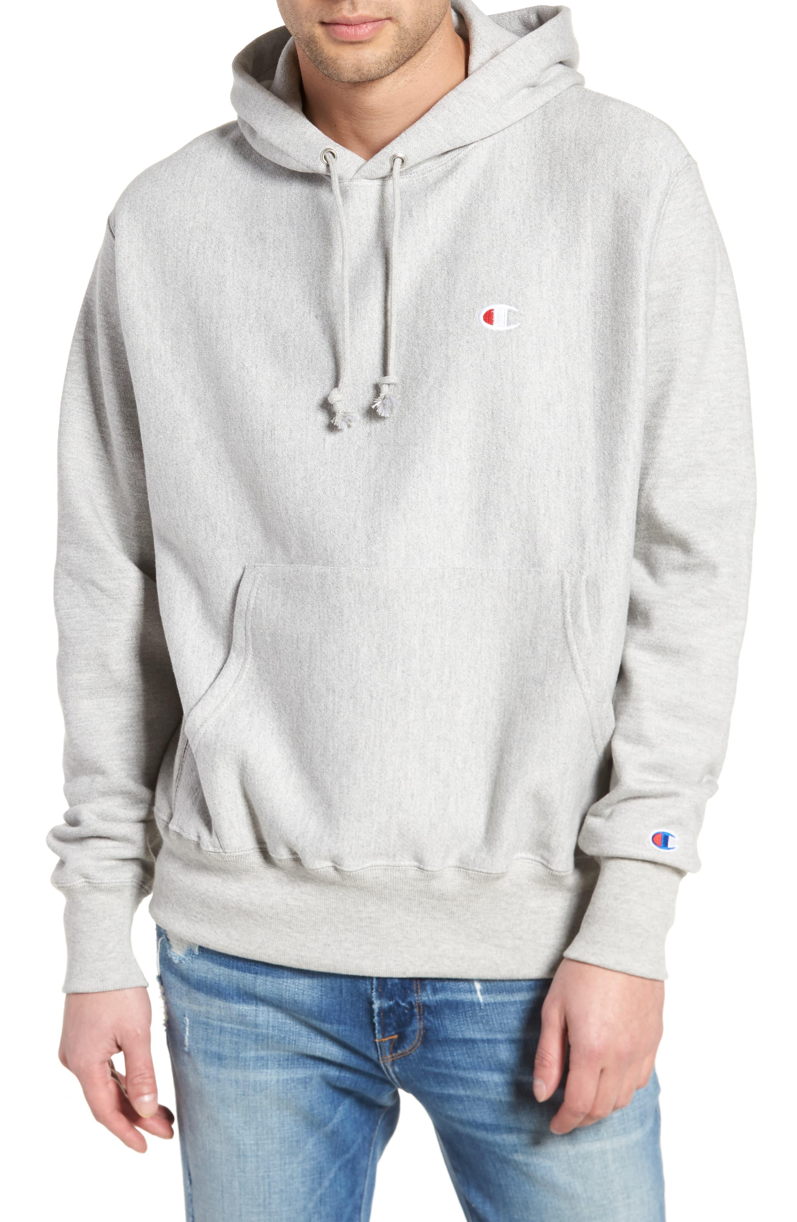 Champion Reverse Weave Pullover Hoodie in Gray for Men - Save 17% - Lyst
