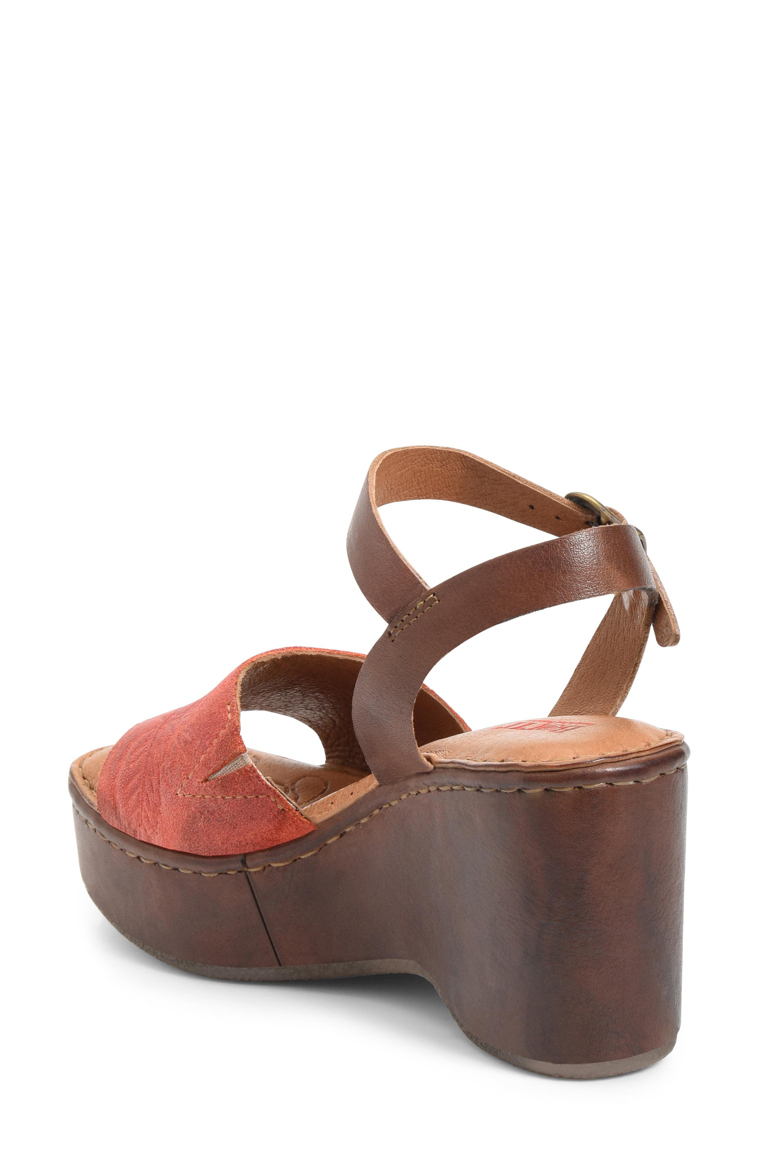 born roald wedge sandal