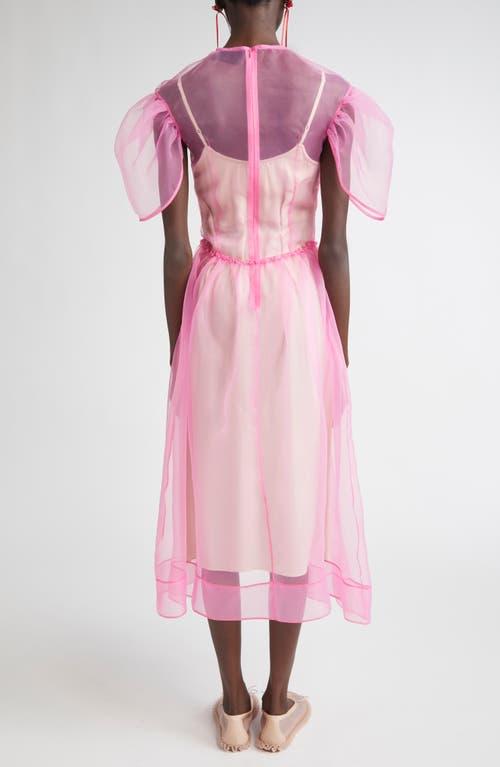 大人可愛い【Simone Rocha】カーネーションオーガンザドレス Simone Rocha Casual and day dresses for Women | Online Sale