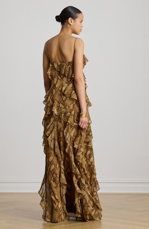 ralph lauren evening dresses nordstrom Clothing Ralph Lauren Formal Dresses Nordstrom Ralph Lauren Women's Belted Georgette Flutter-Sleeve Gown In Black