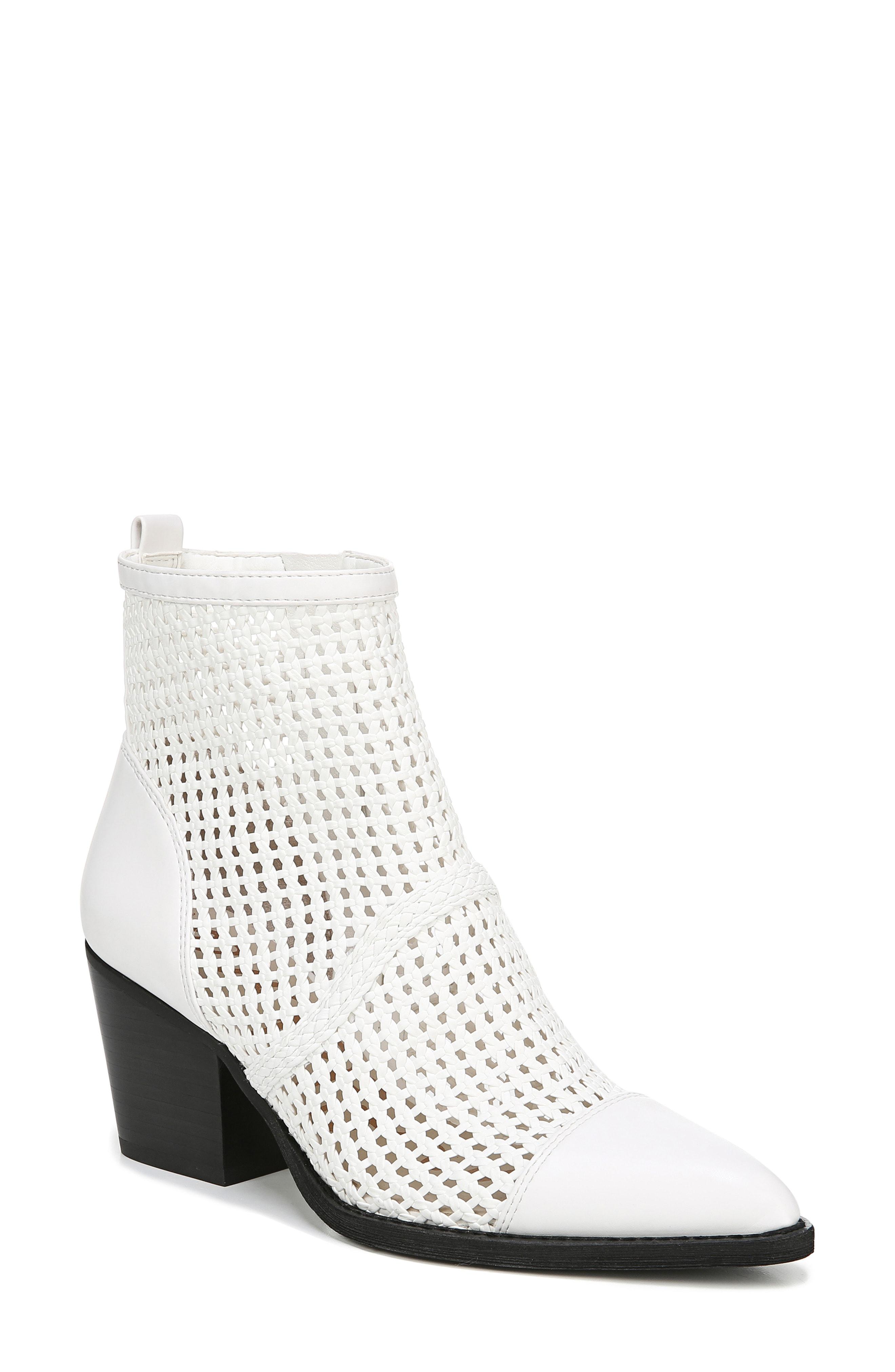 elita woven cap toe bootie