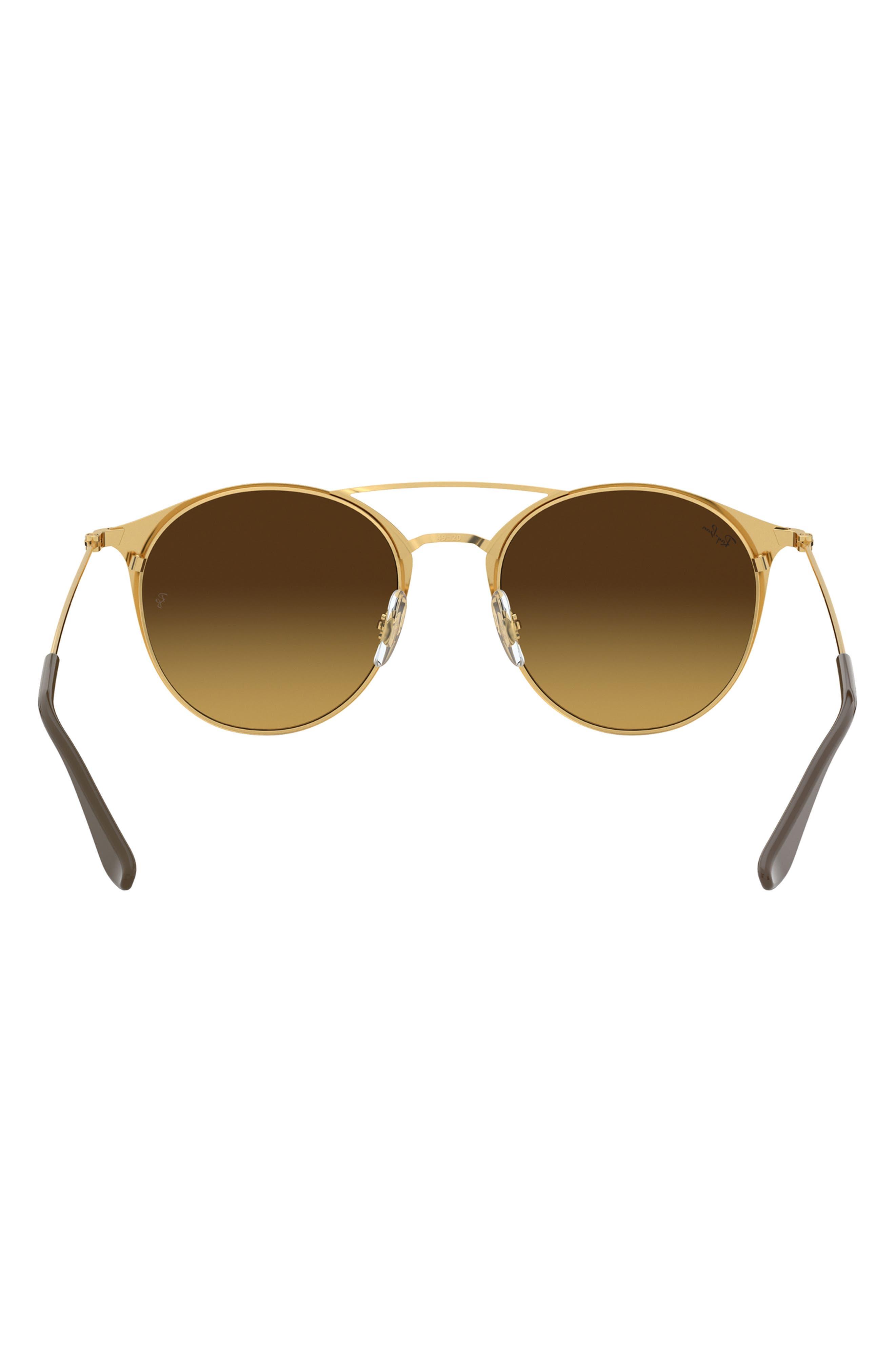 Ray-Ban 49mm Gradient Round Sunglasses | Lyst