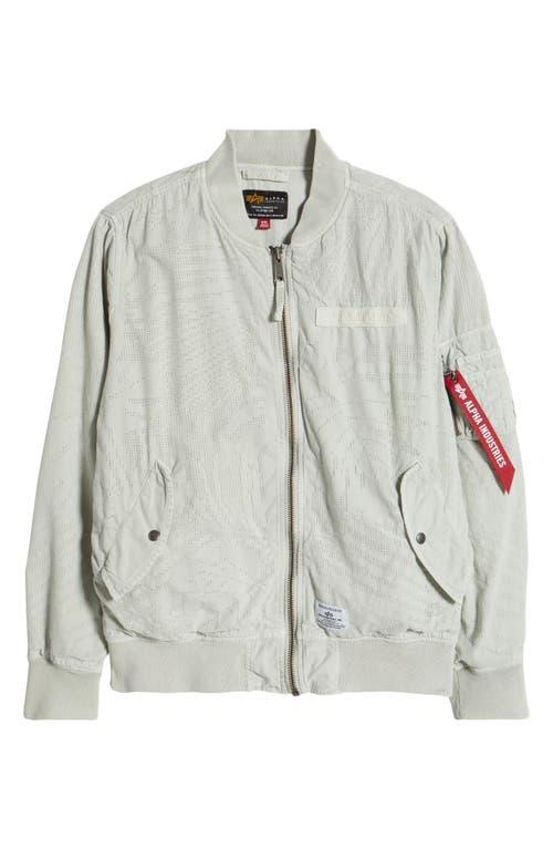 Alpha Industries L-2B Dotted Camo Flight Jacket in Gray for