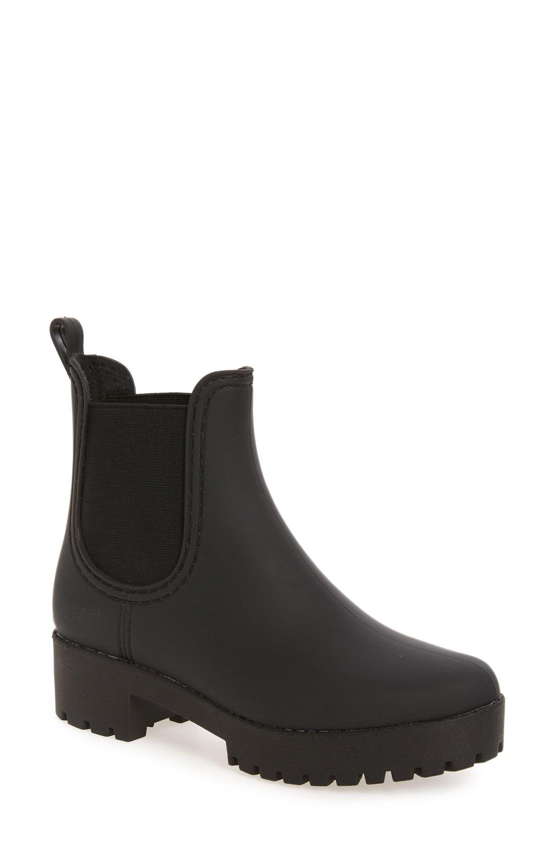 cloudy waterproof chelsea rain boot