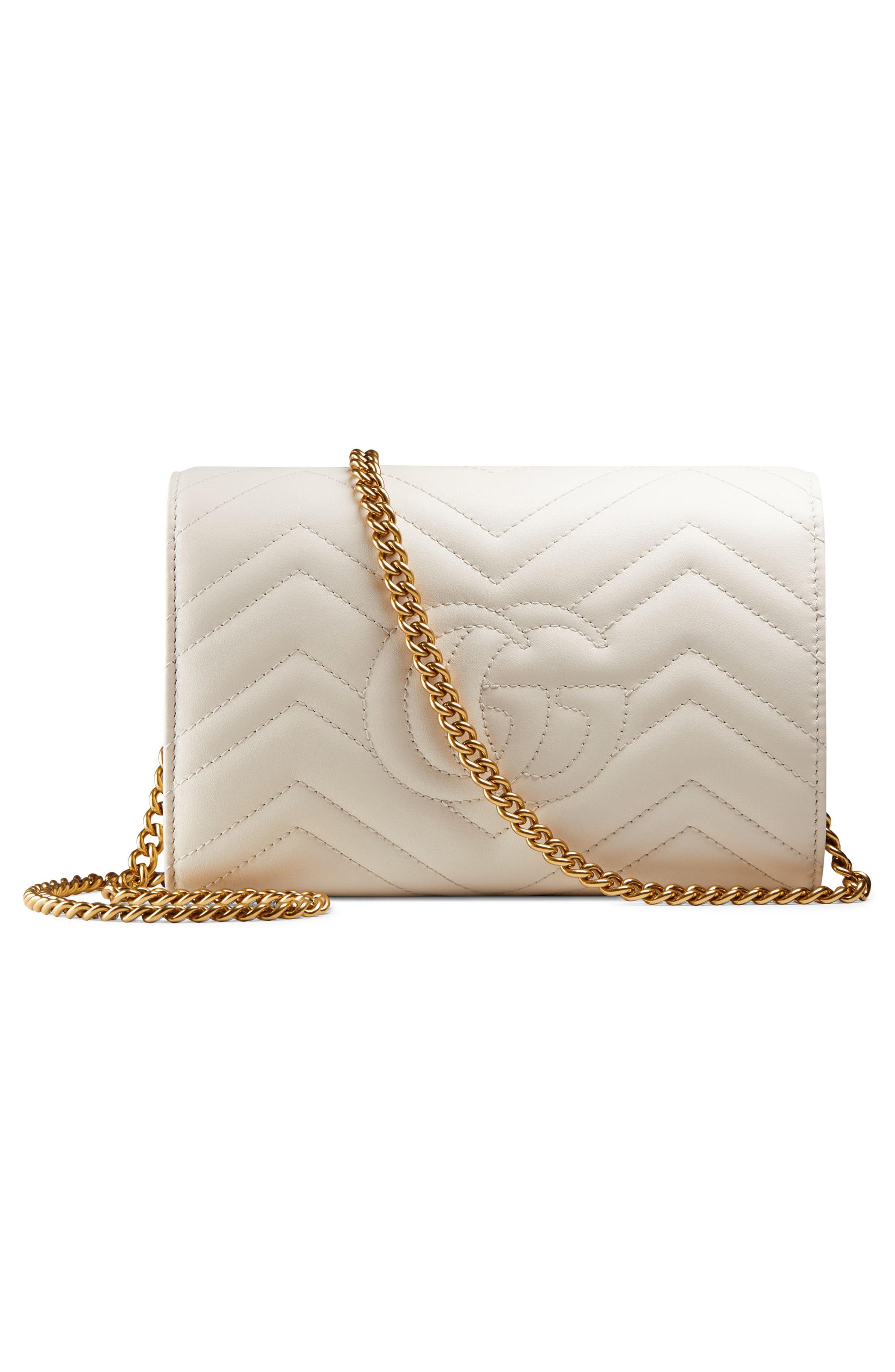 gucci matelasse wallet on chain