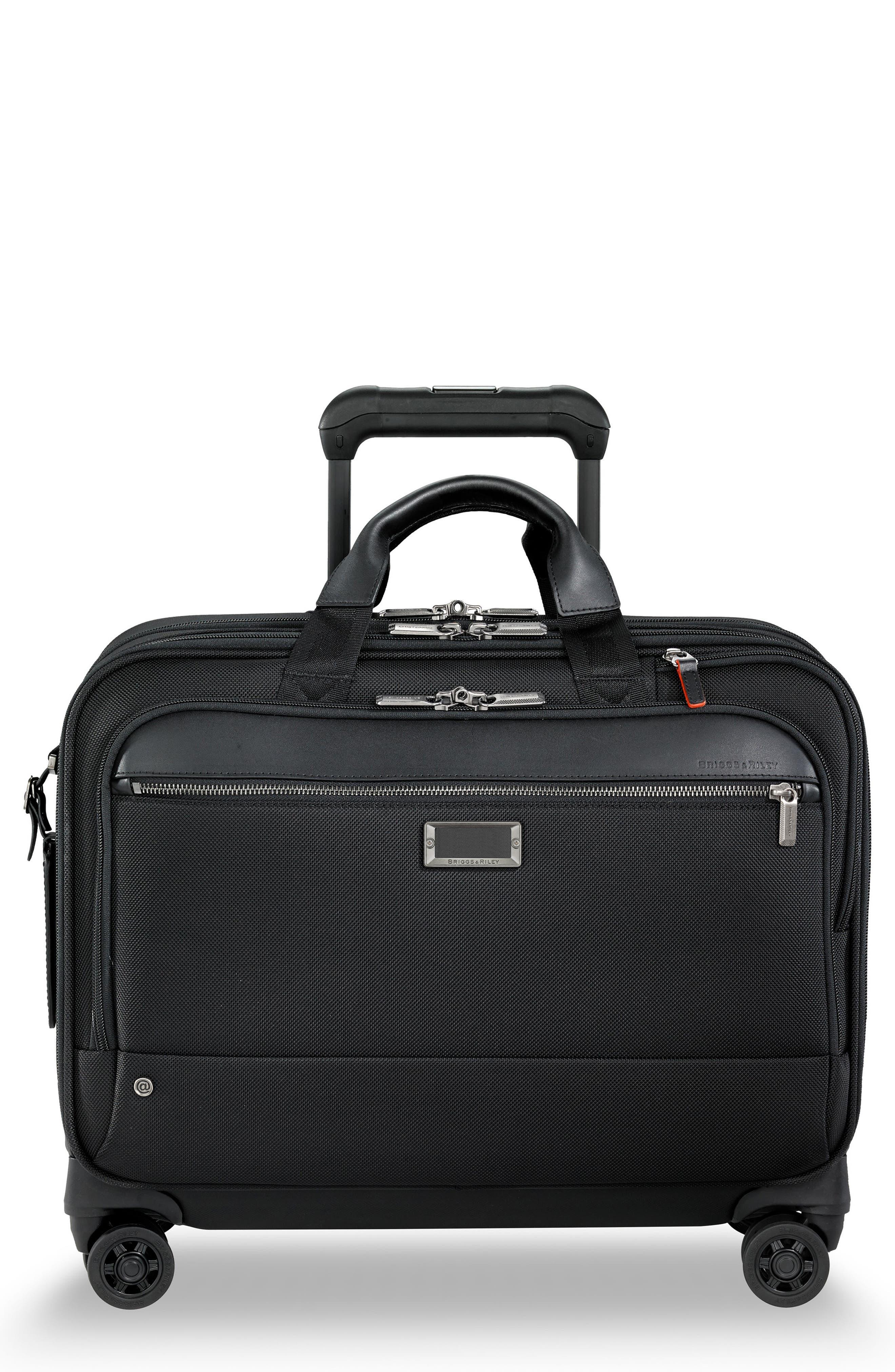 Briggs  Riley @work 17-inch Large Expandable Spinner Briefcase in Black  Lyst