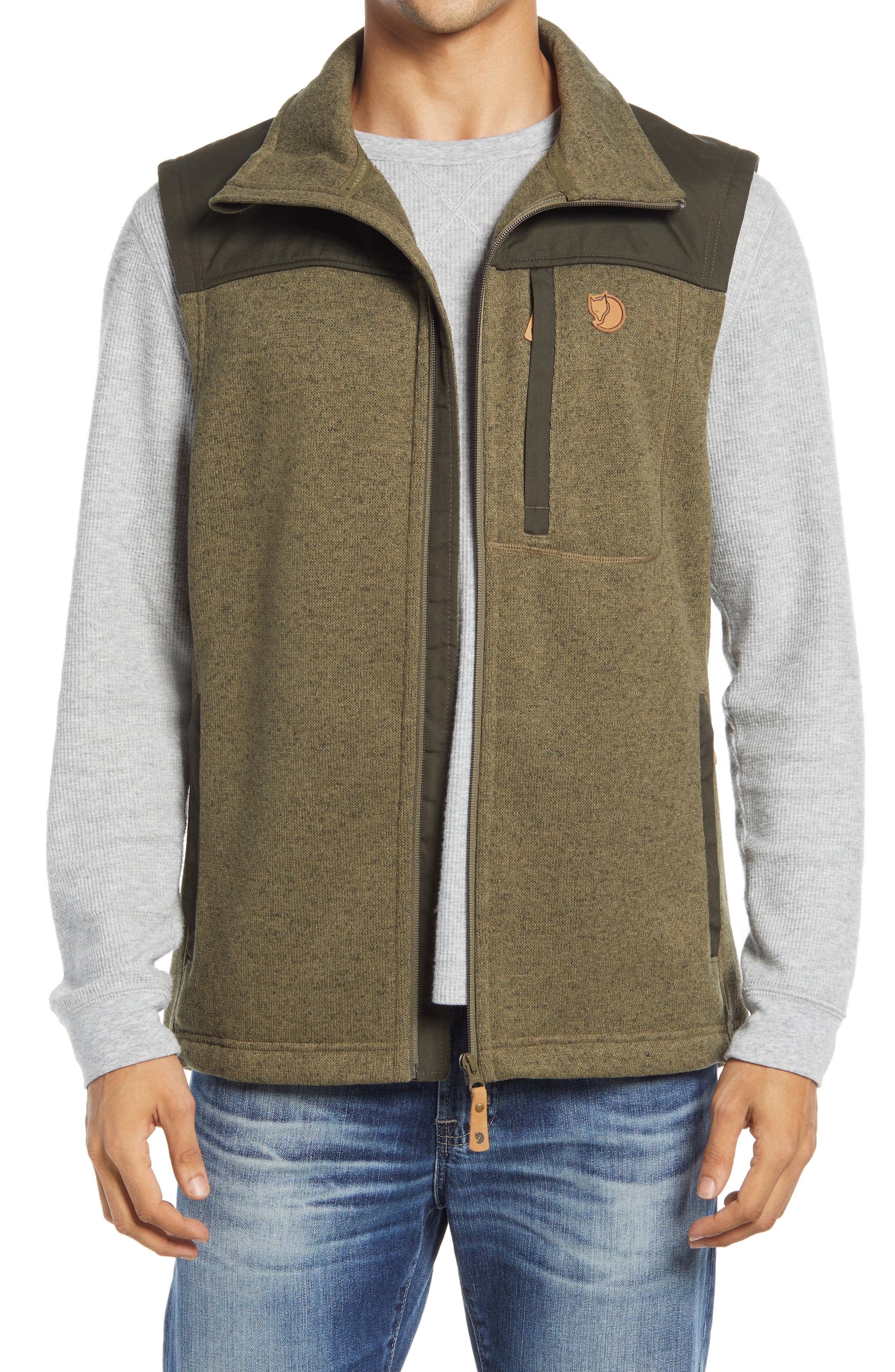 Fjallraven Fjällräven Buck Fleece Zip Vest in Green for Men Lyst
