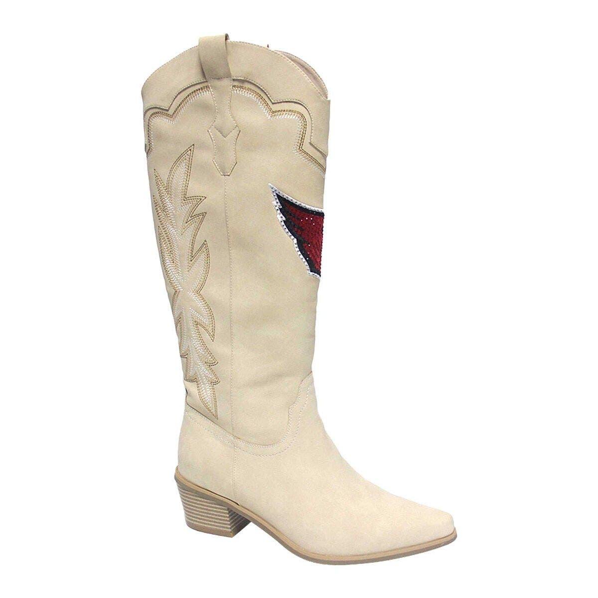 Women's Dallas Cowboys Cuce Quarterback Quilted Boots