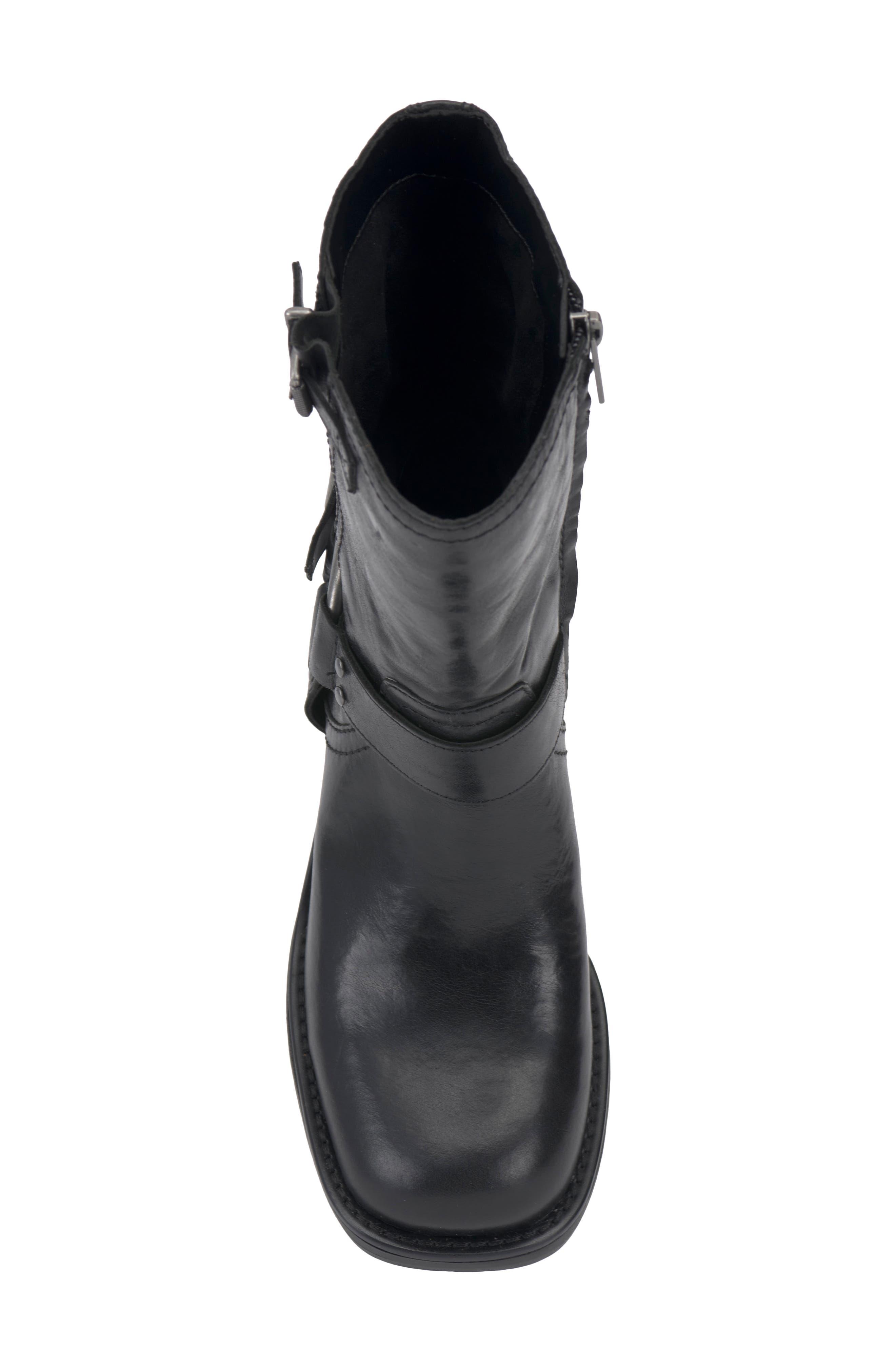 Vince camuto black shop moto boots