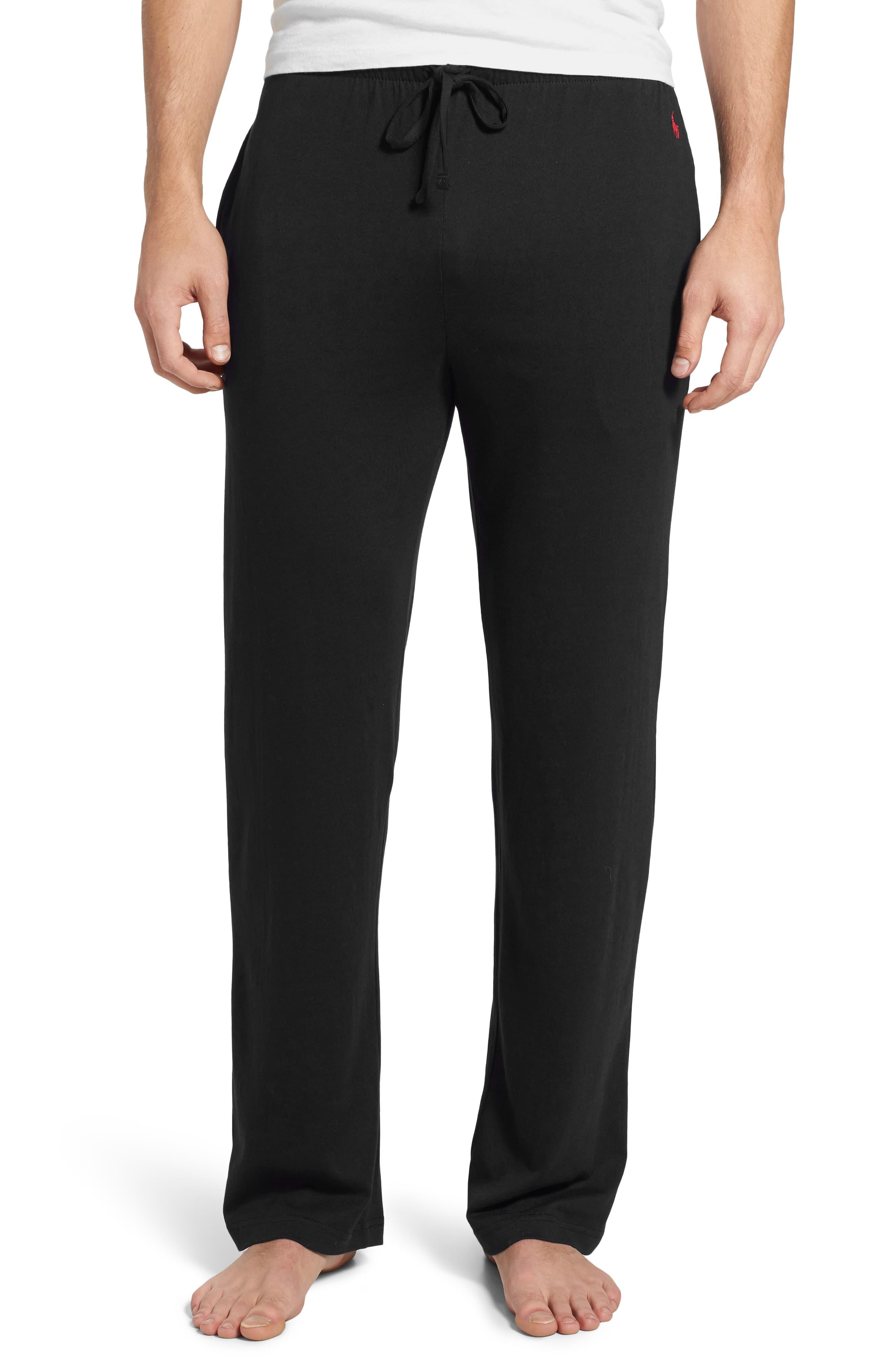 Polo Ralph Lauren Cotton Pajama Pants in Black for Men - Lyst