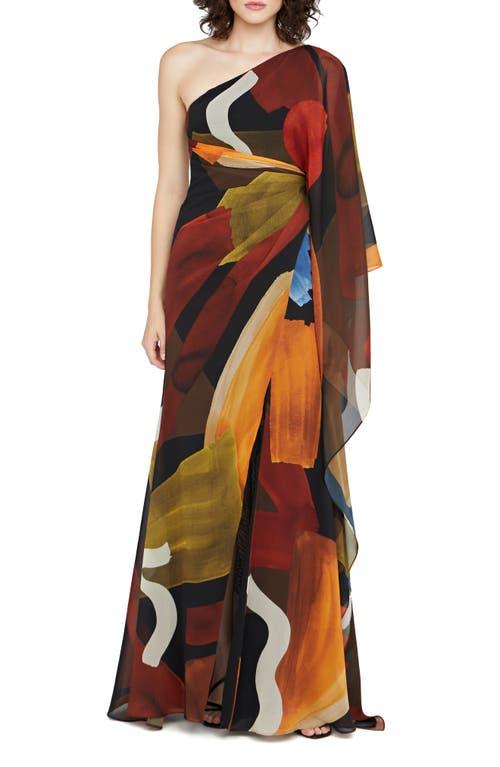 halston crochet maxi dress Halston Crochet Knit Striped Maxi Dress