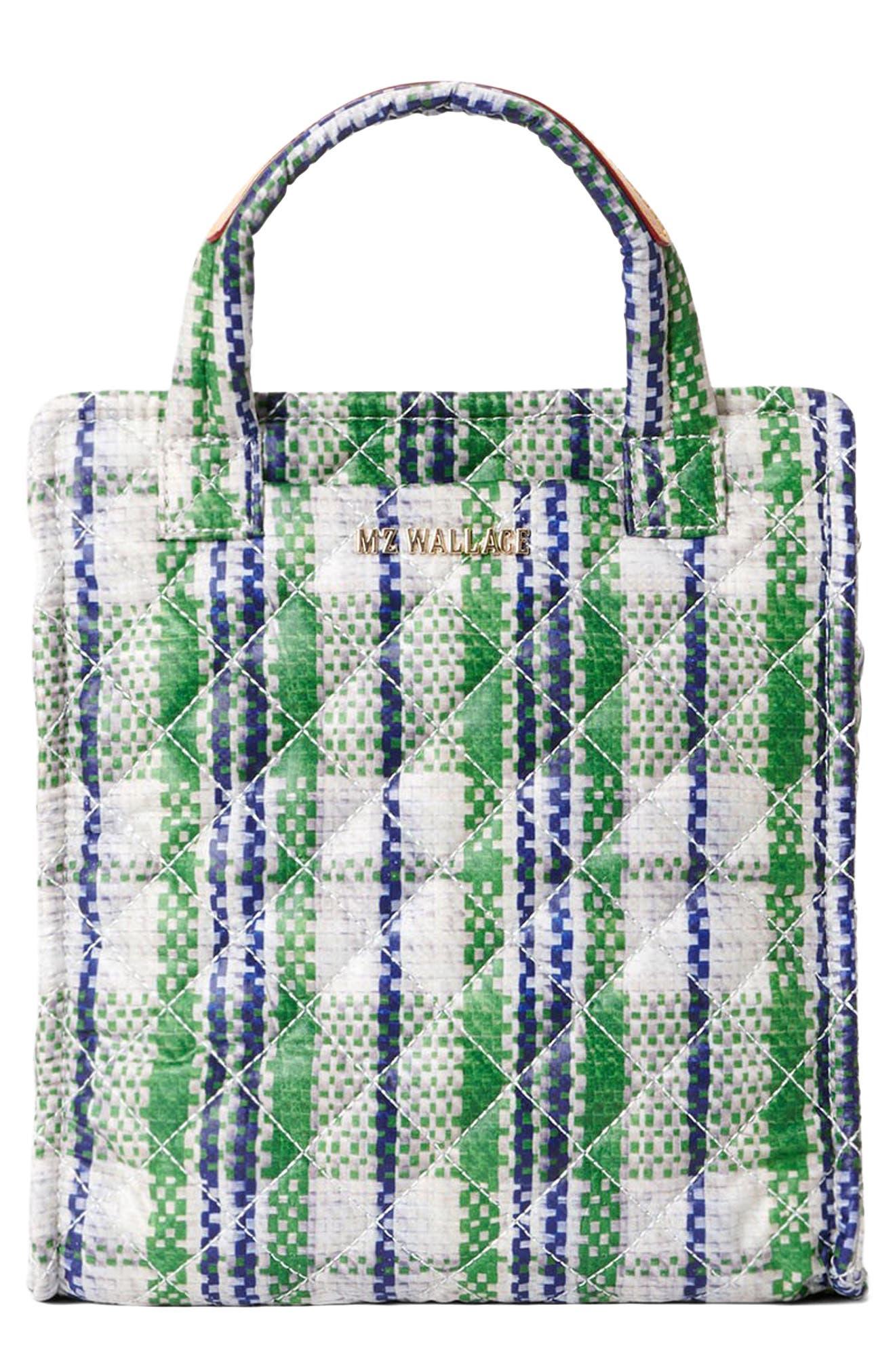 MZ Wallace Mini Box Tote in Green Lyst
