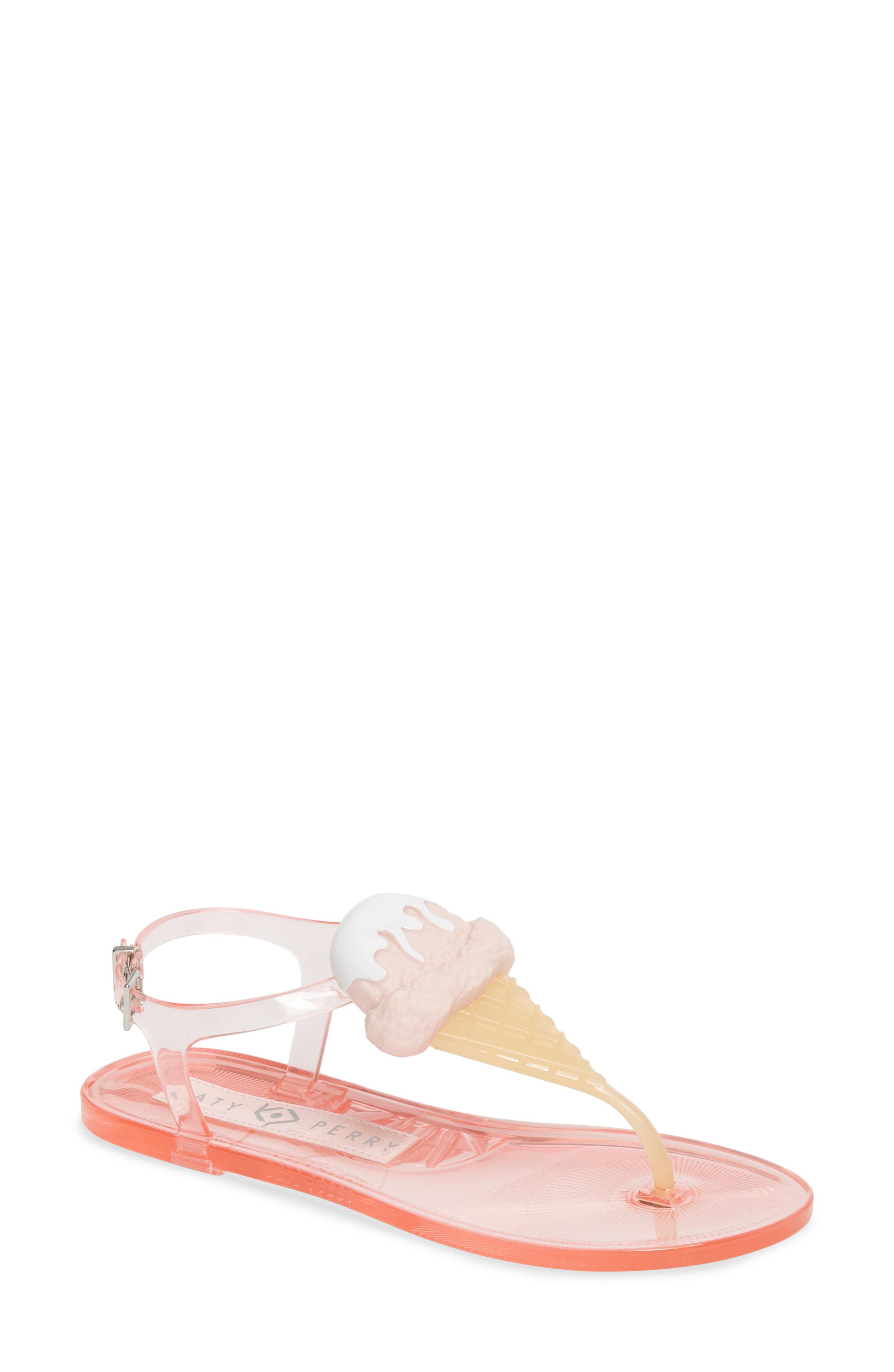 katy perry sundae flat jelly sandals
