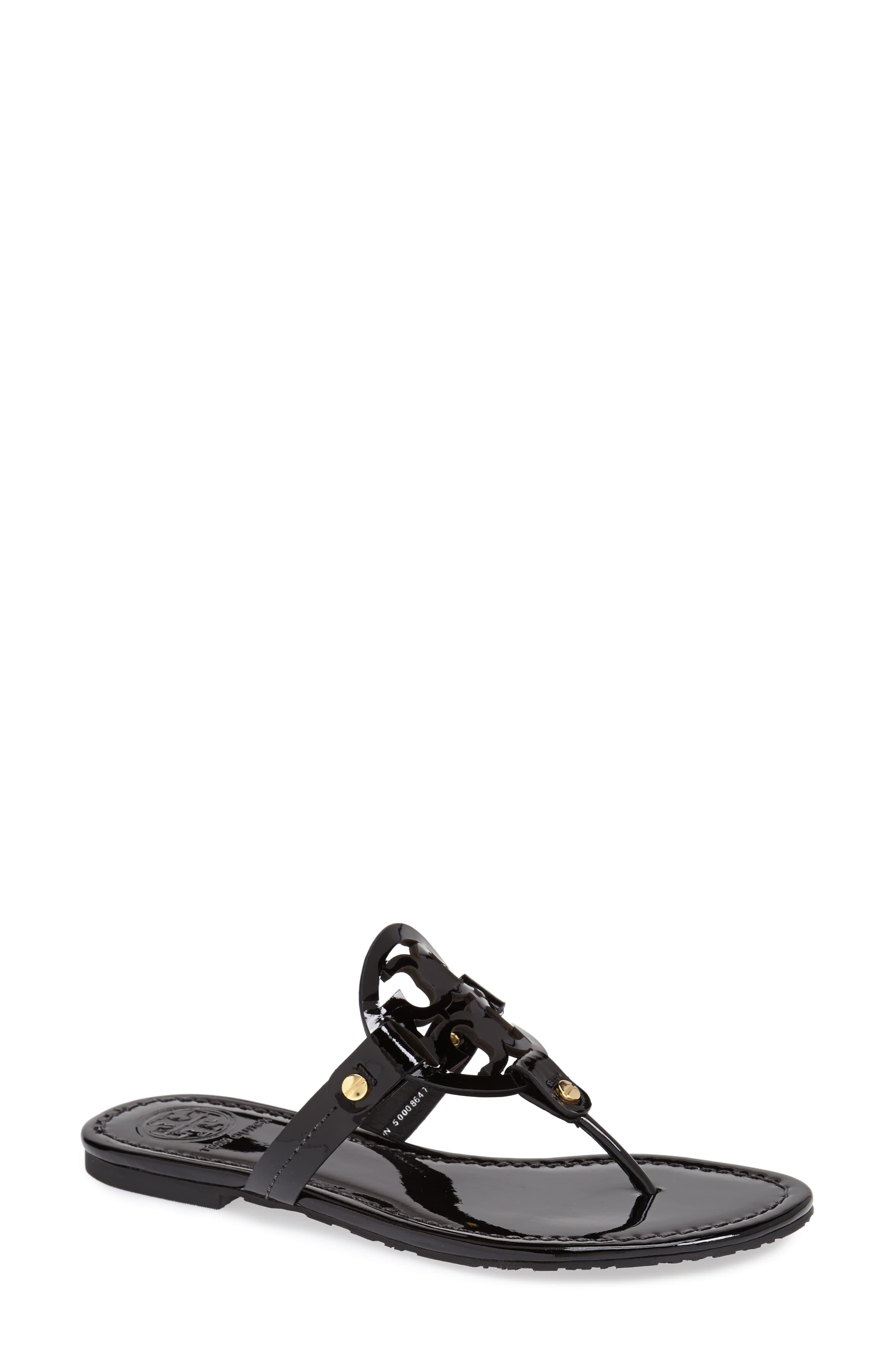 tory burch flat flip flops