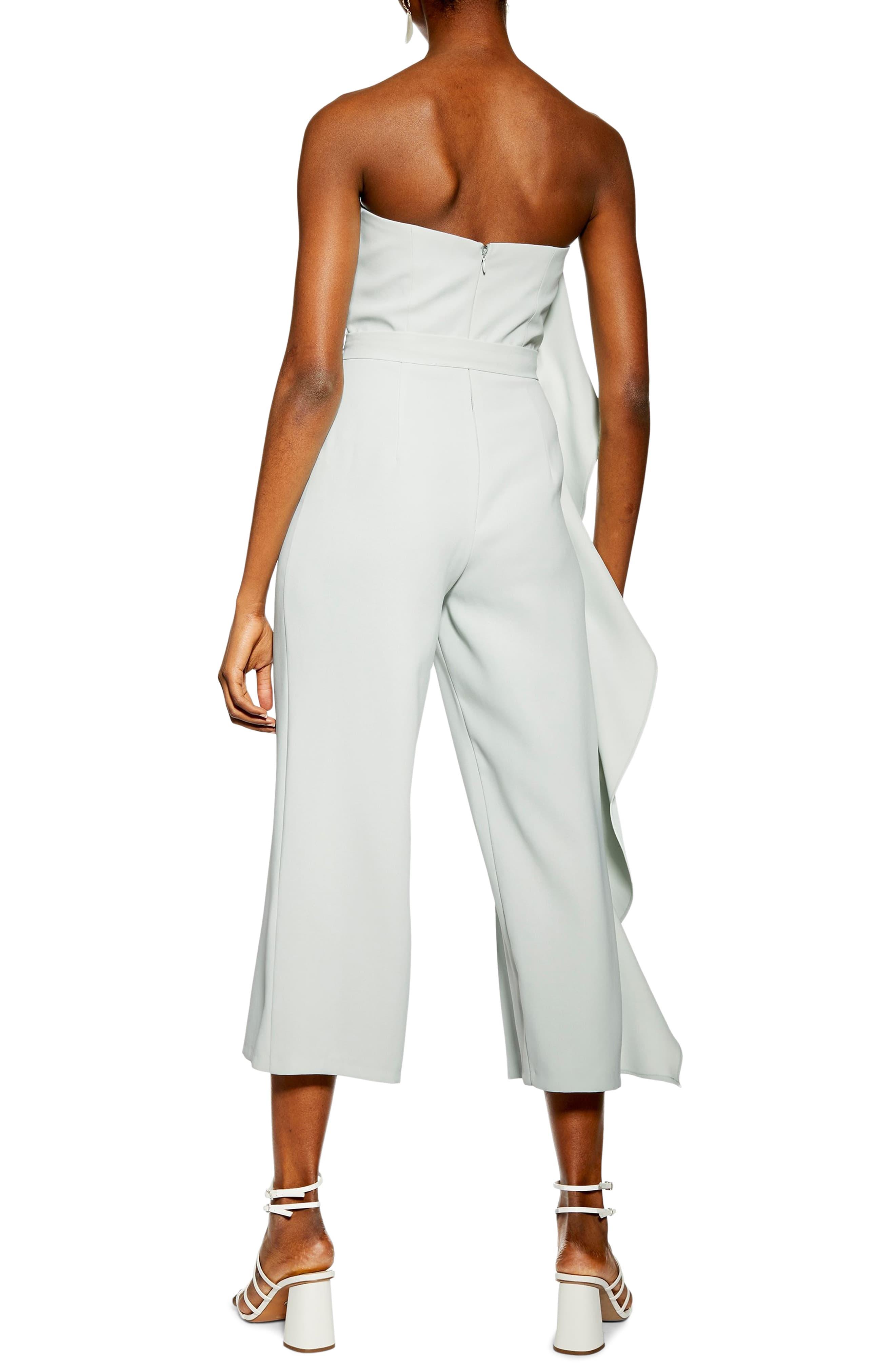 frill bandeau jumpsuit