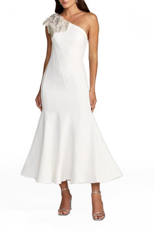 white christmas dresses Forget Me Not Front Split Lace Mermaid Dress White– Selfie Leslie main image 1