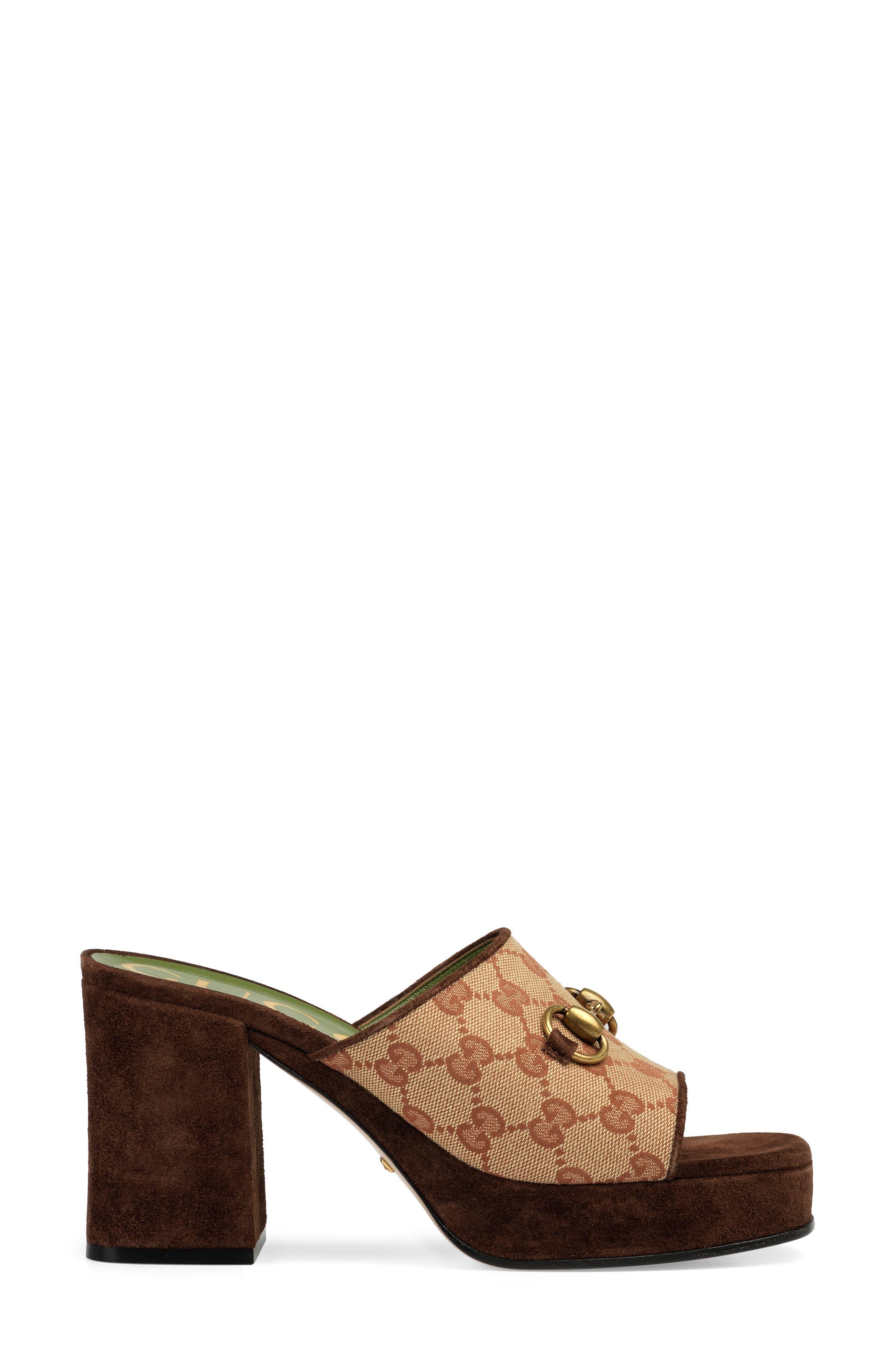 gucci houdan platform pump