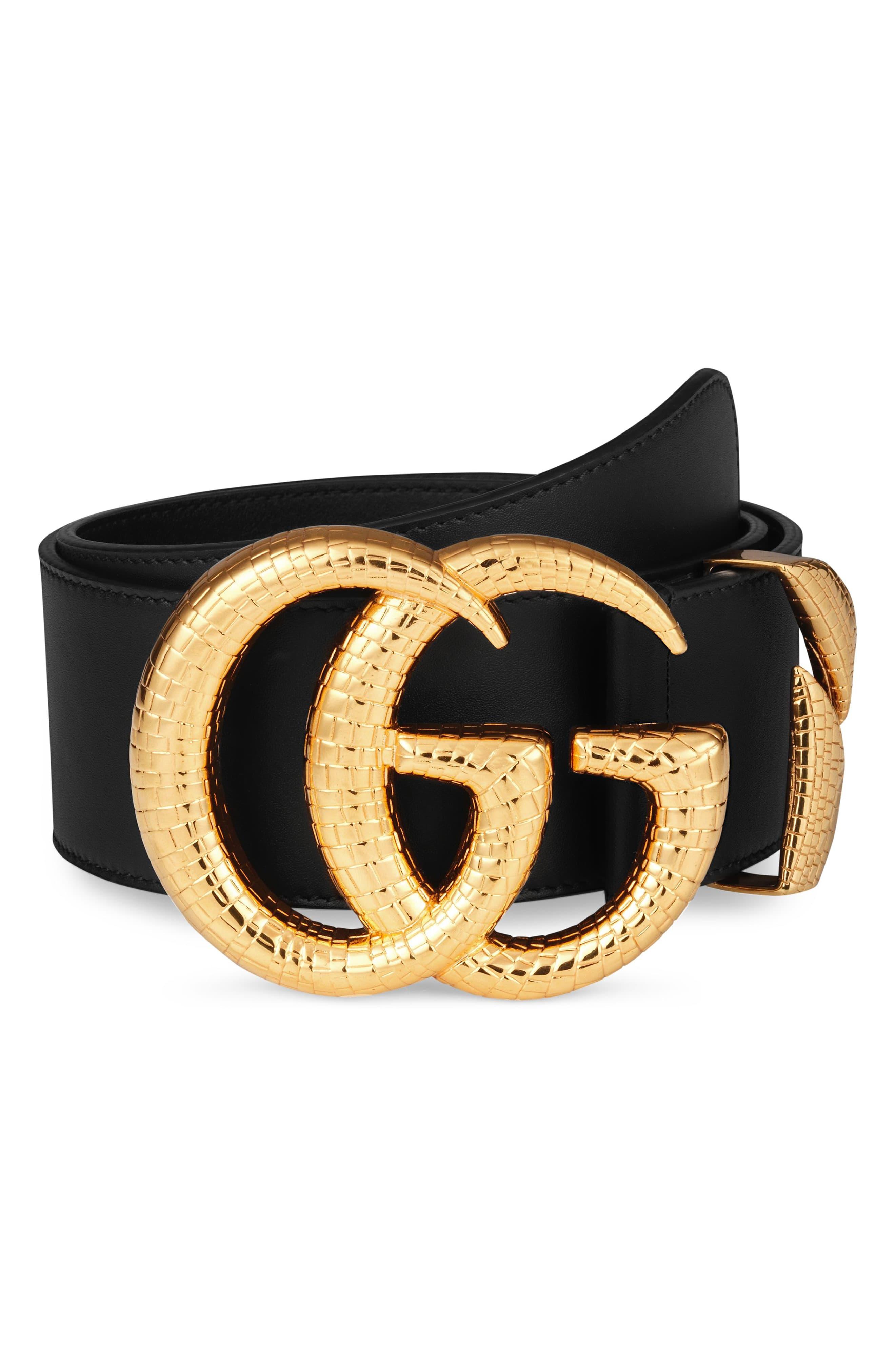 gucci nero belt