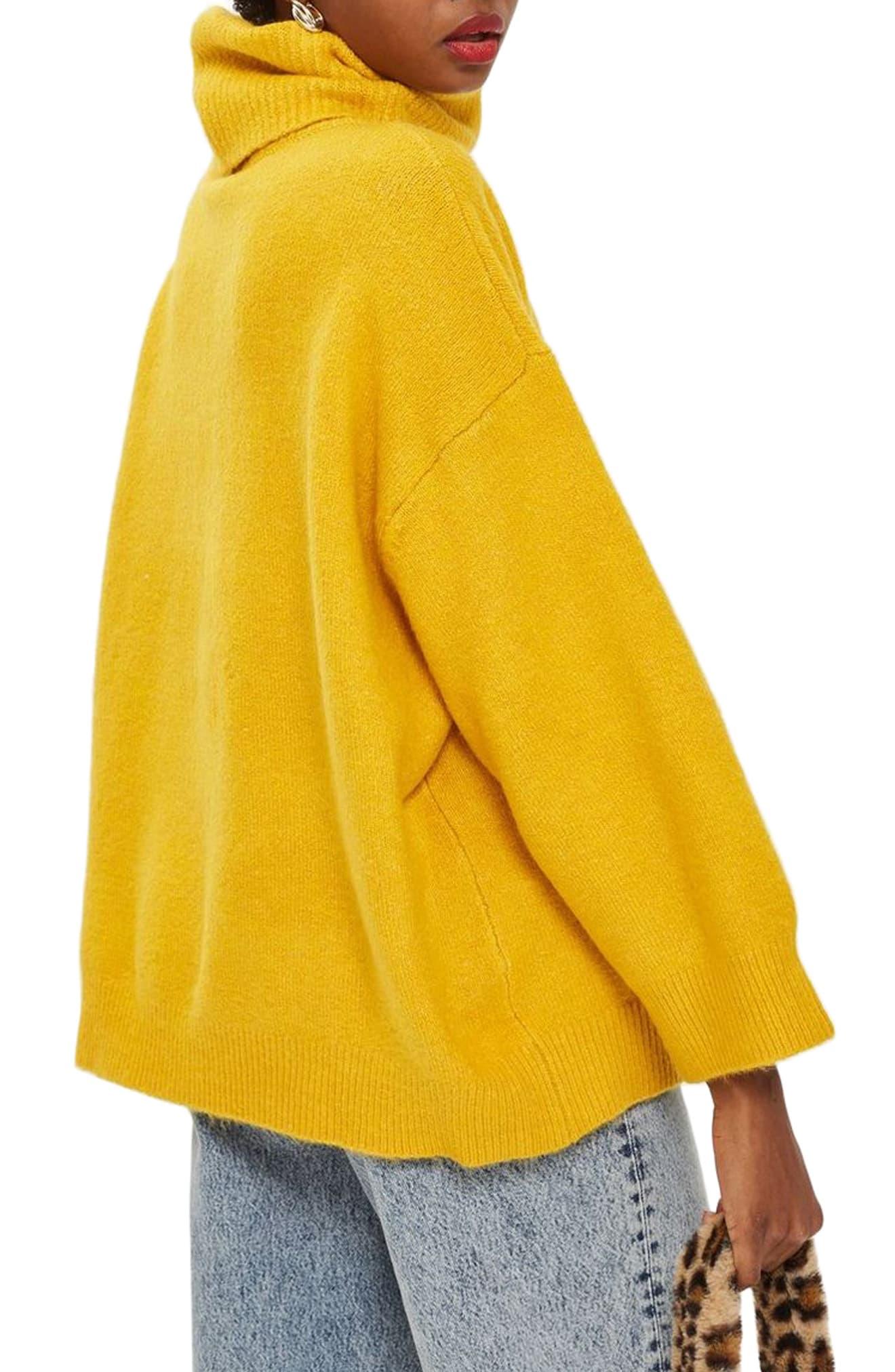 topshop oversize turtleneck sweater