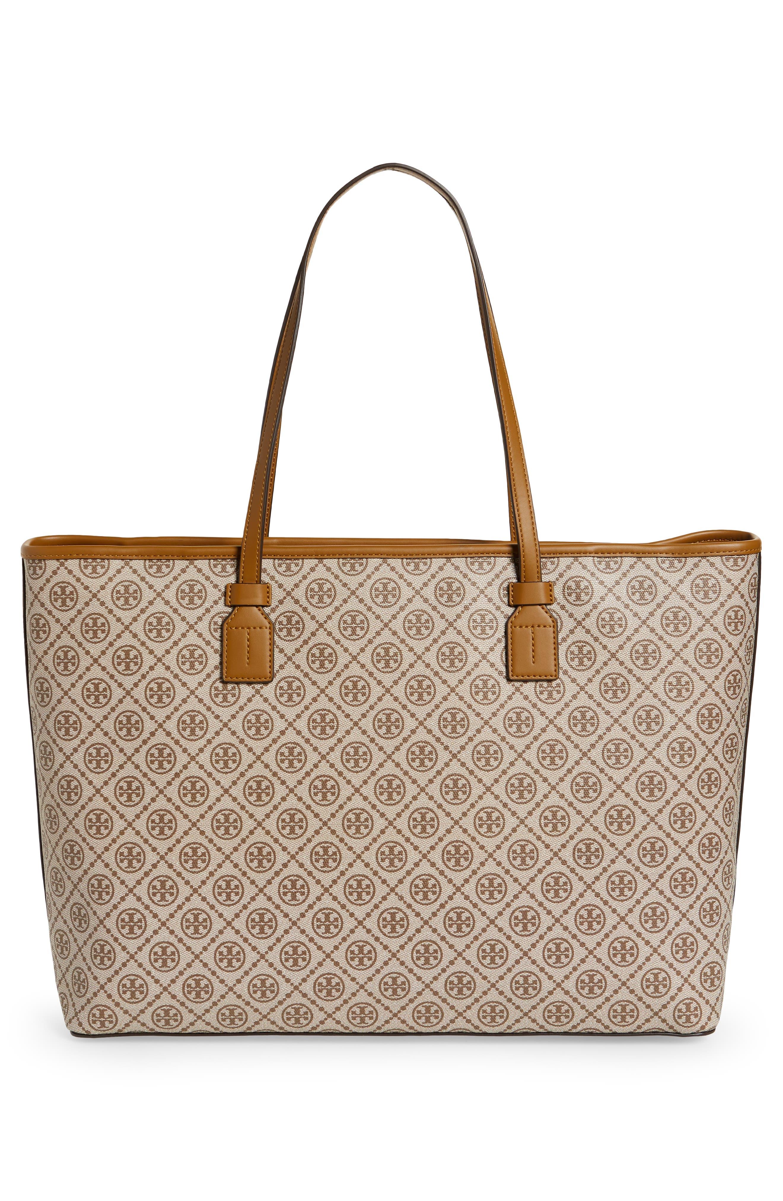 Tory Burch, Bags, Tory Burch T Monogram Coated Canvas Tote Nwt