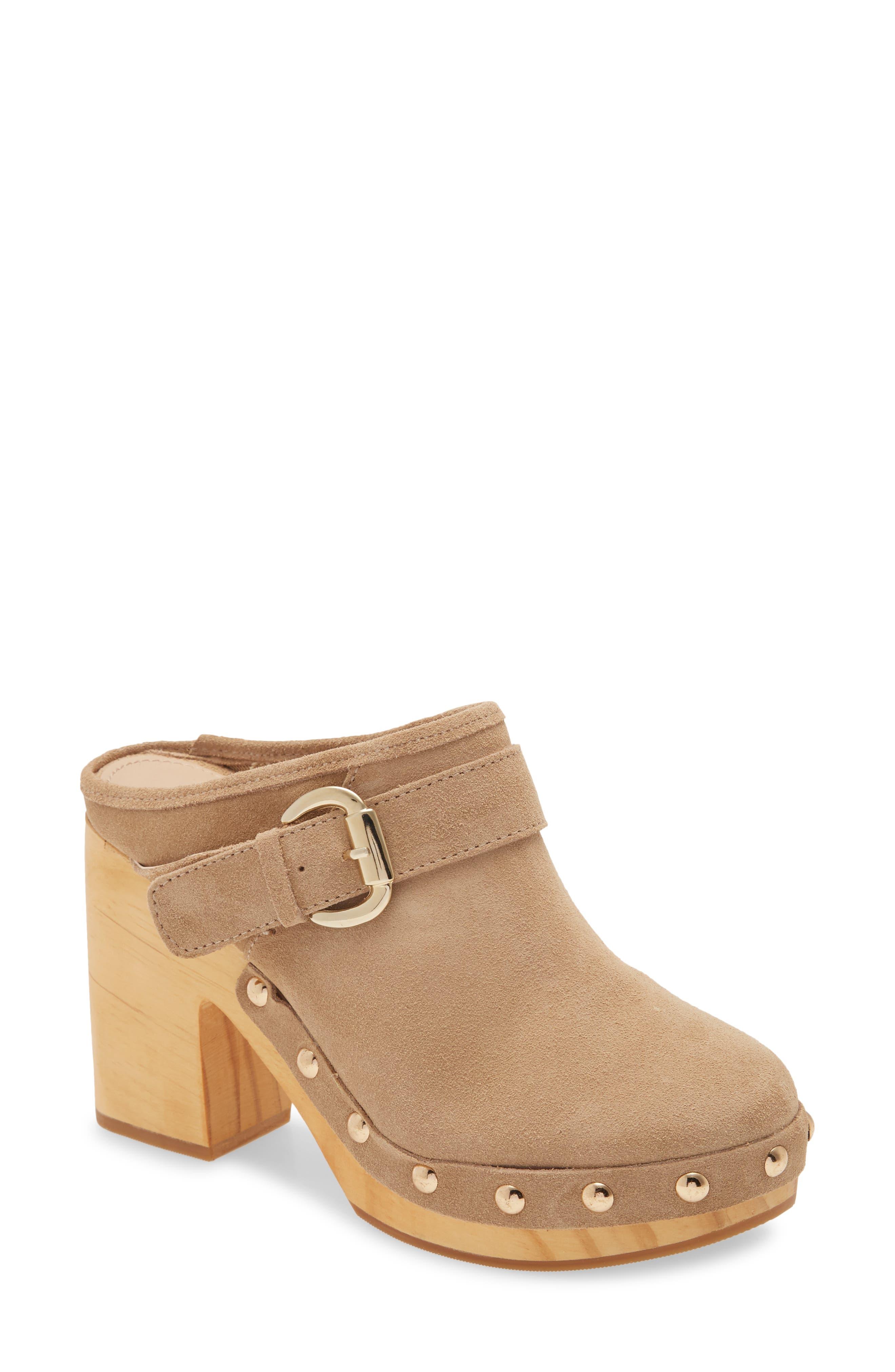 Steve Madden Hilde Platform Mule in Natural Lyst