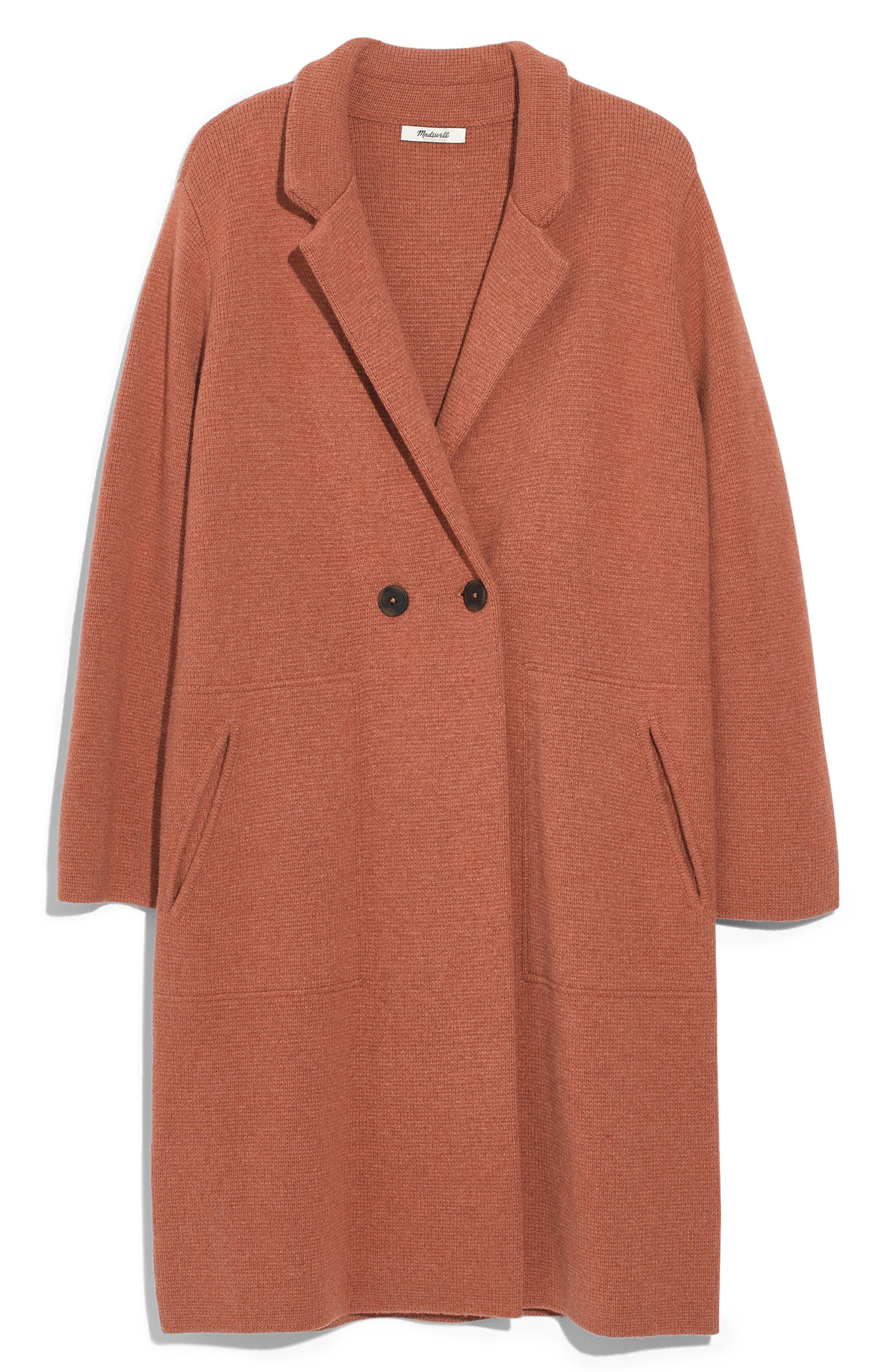 double breasted sweater coat madewell