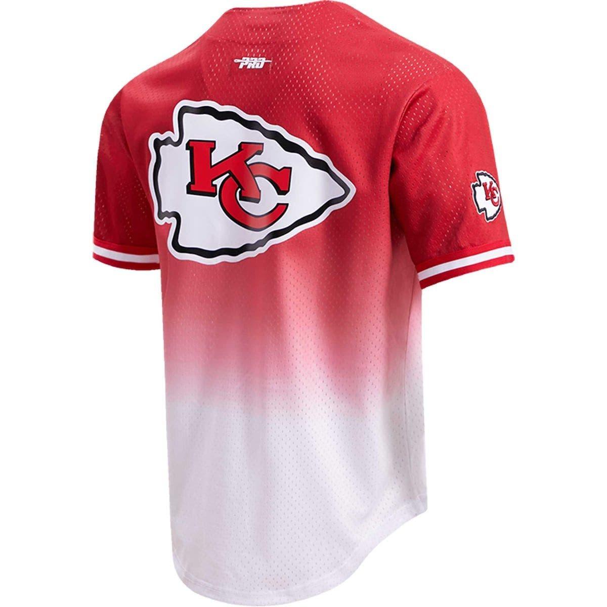 Pro Standard /white Kansas City Chiefs Ombre Mesh Button-up Shirt At  Nordstrom in Red for Men
