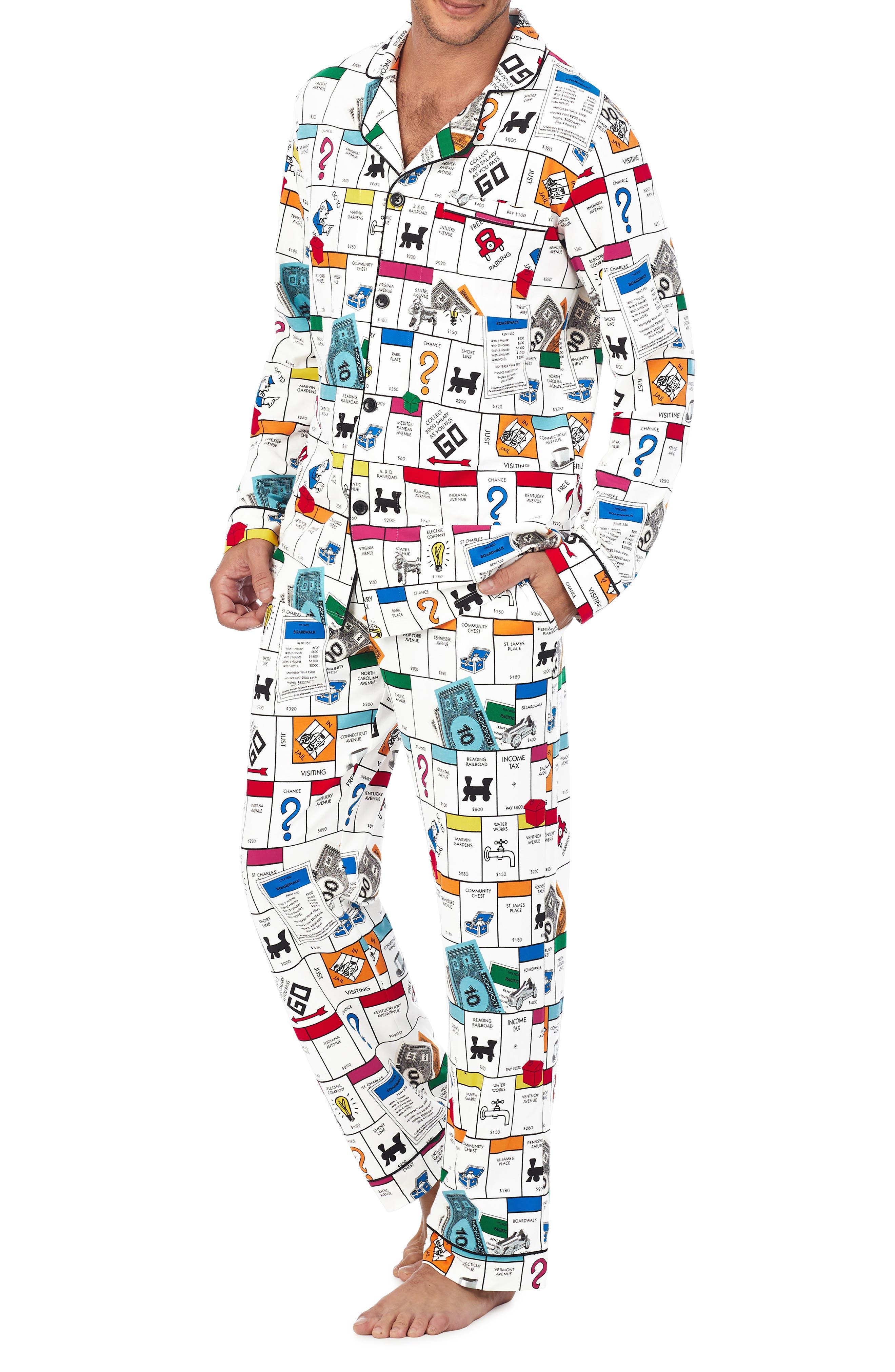 Bedhead Pajamas Monopoly Pajama Set in White for Men Lyst