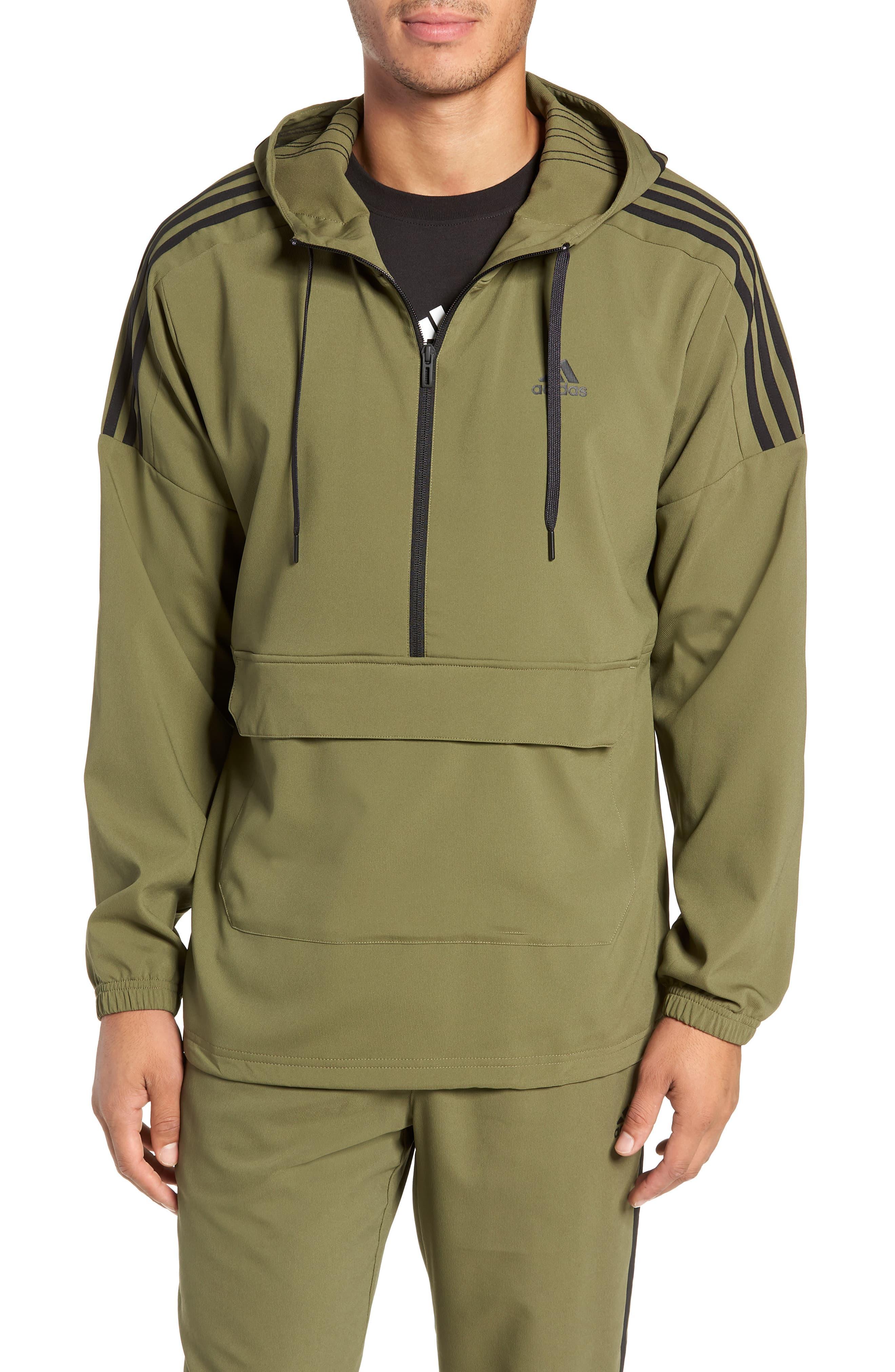 adidas half zip anorak