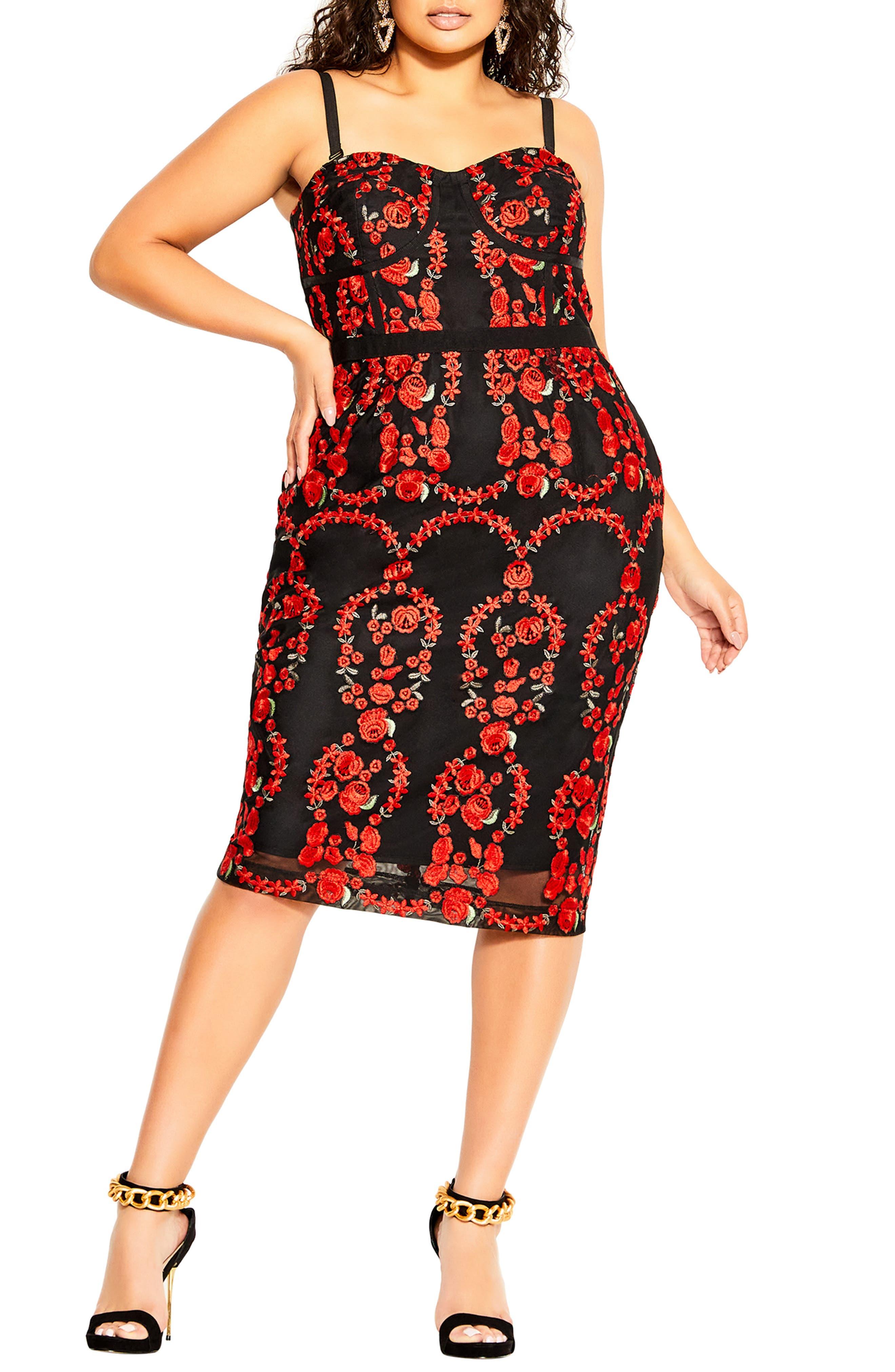 City chic rose best sale dress