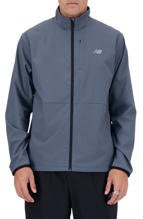 New Balance Athletics Stretch Woven Jacket in Blue for Men