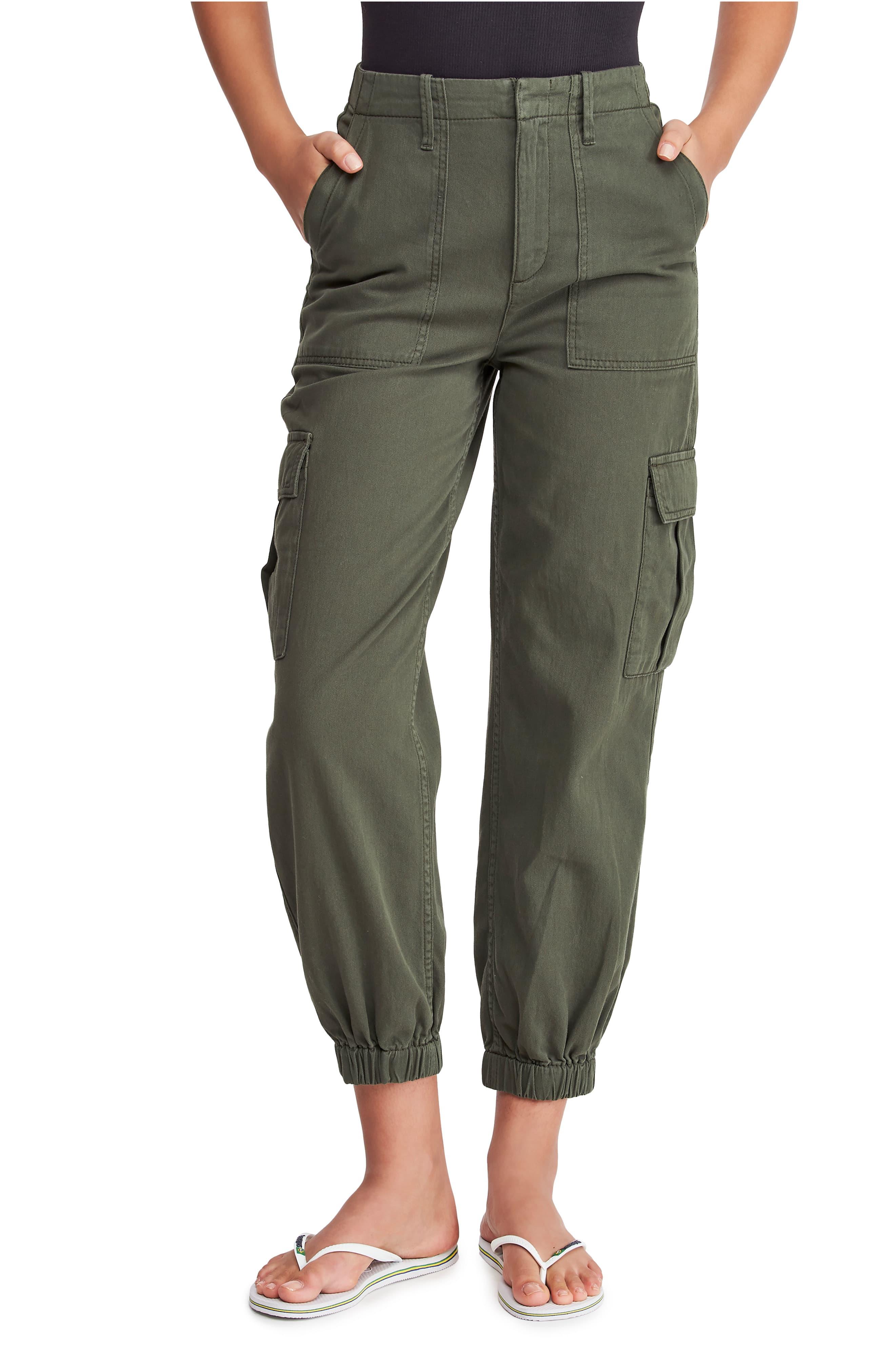 BDG Cotton Urban Outfitters Twill Cargo Trousers in Khaki (Green) - Lyst