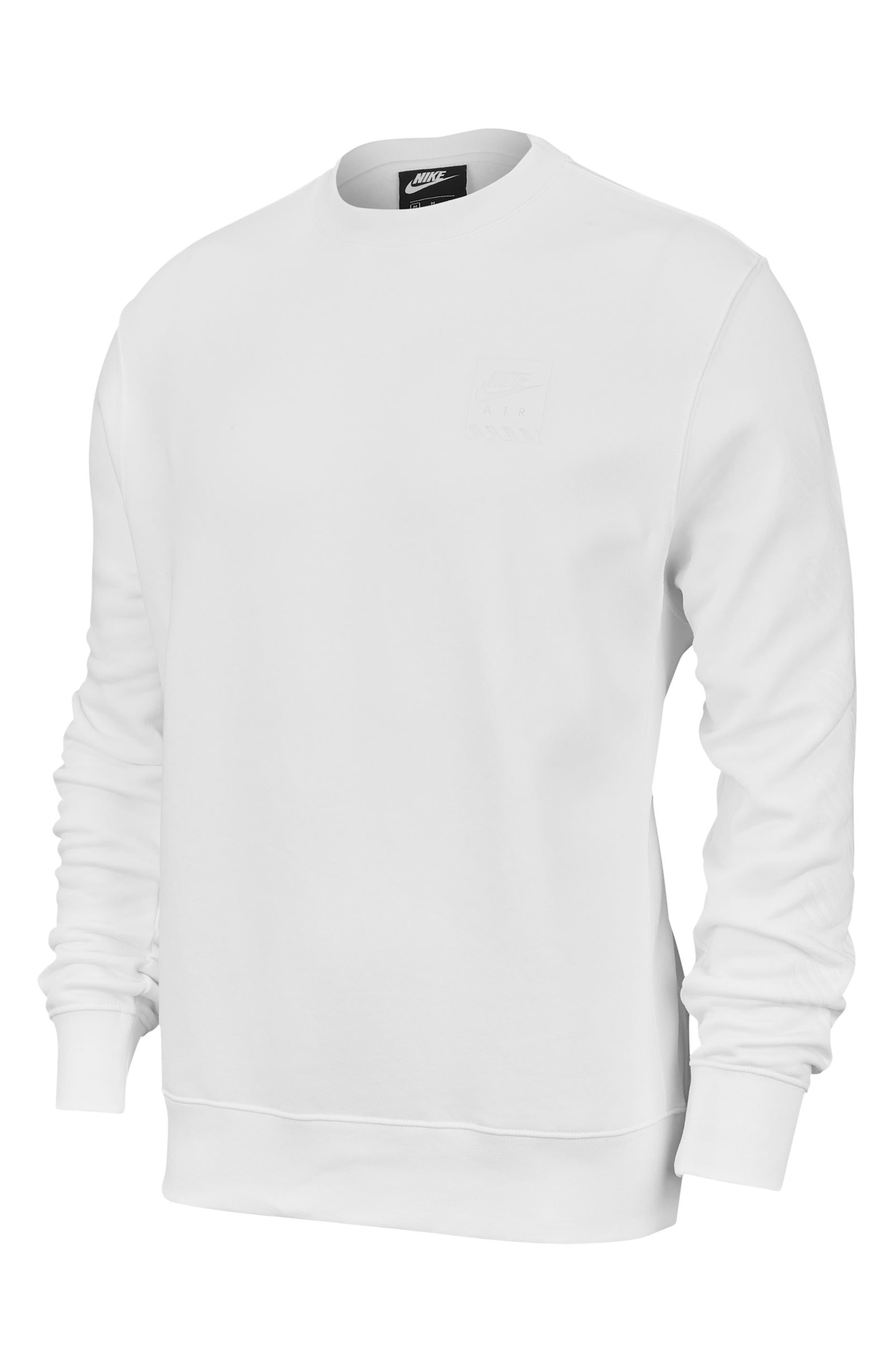 nike crewneck sweatshirt white