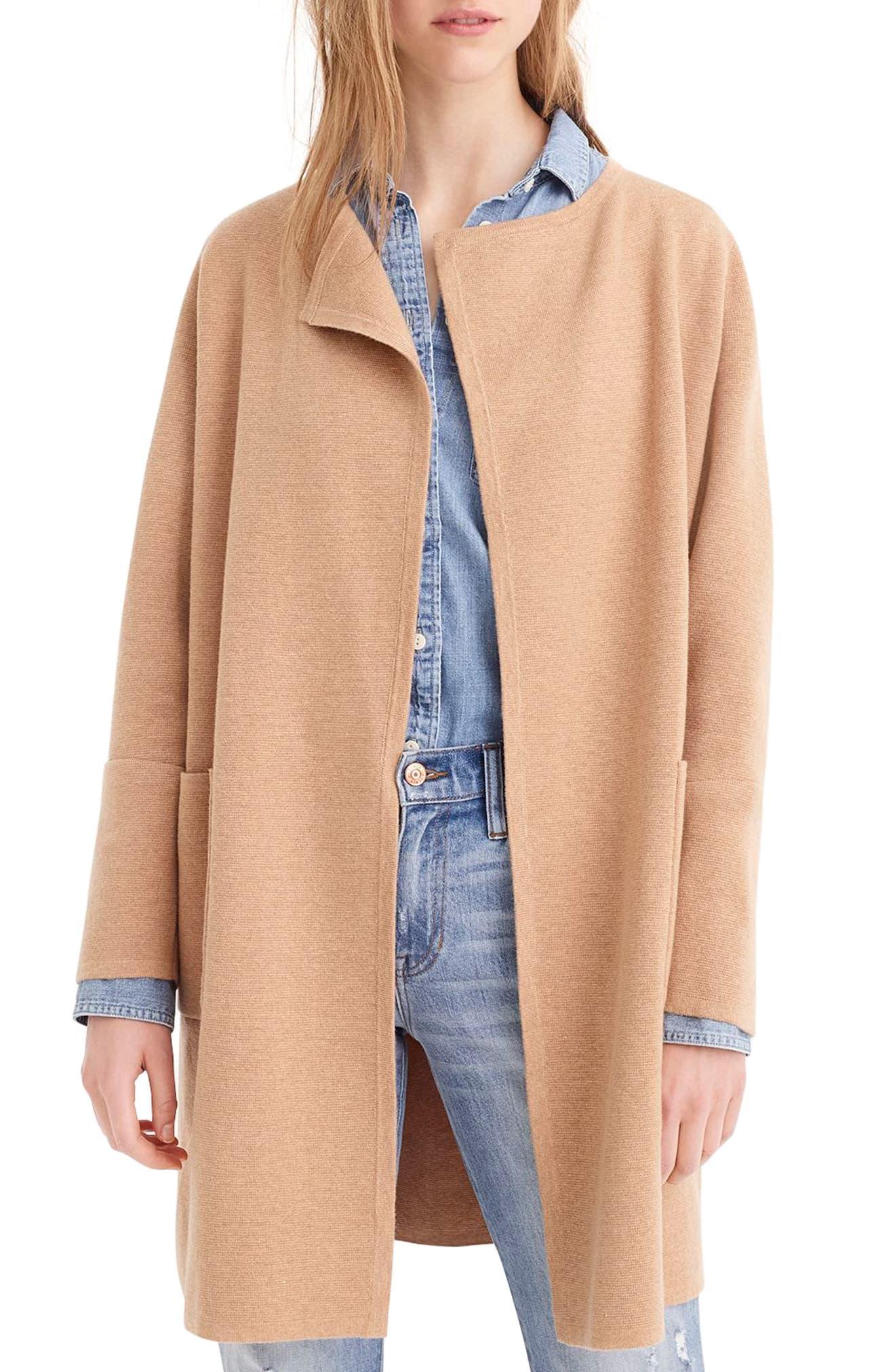 J.Crew Juliette Collarless Sweater Blazer Save 15 Lyst