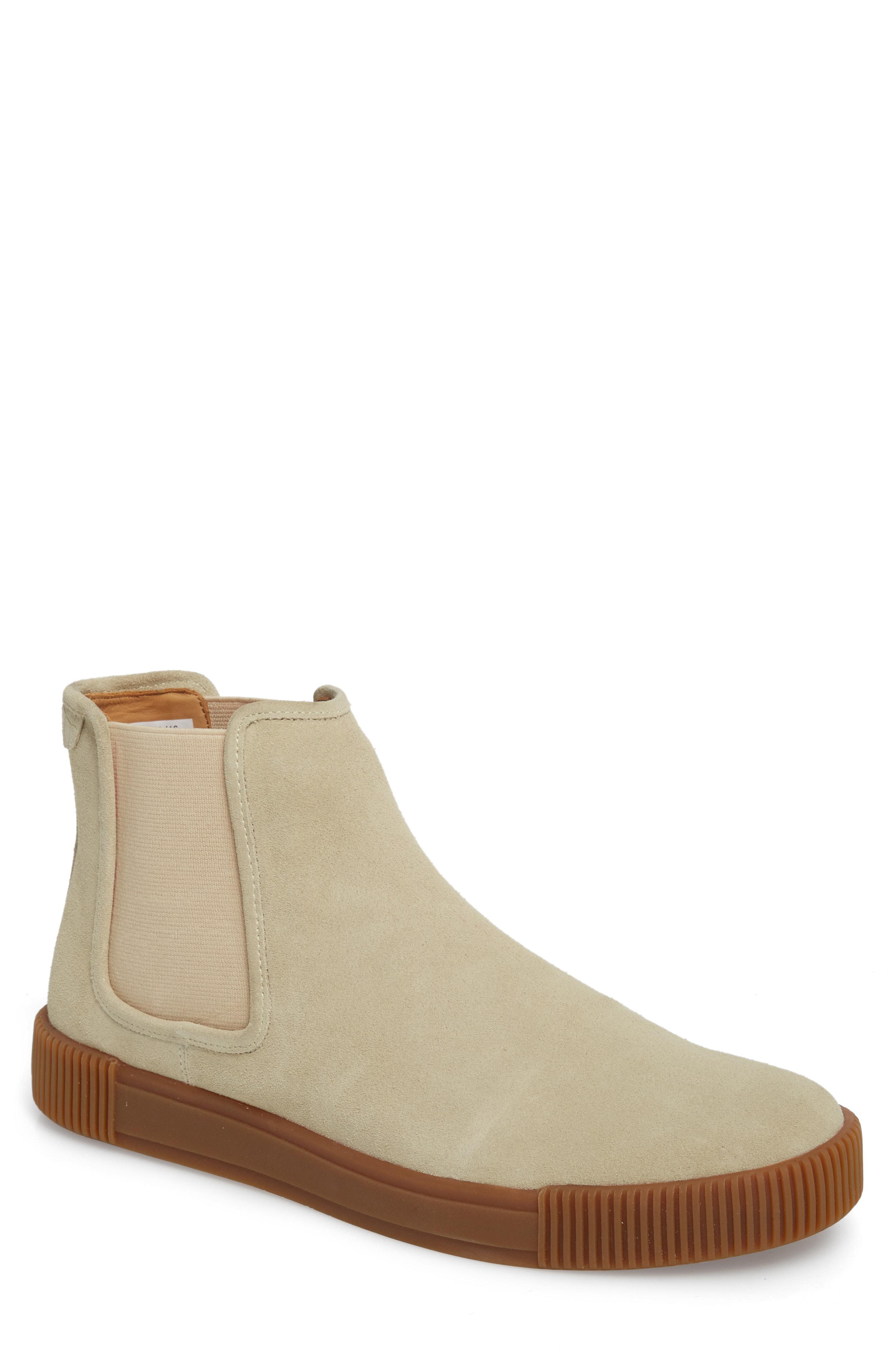 light tan chelsea boots