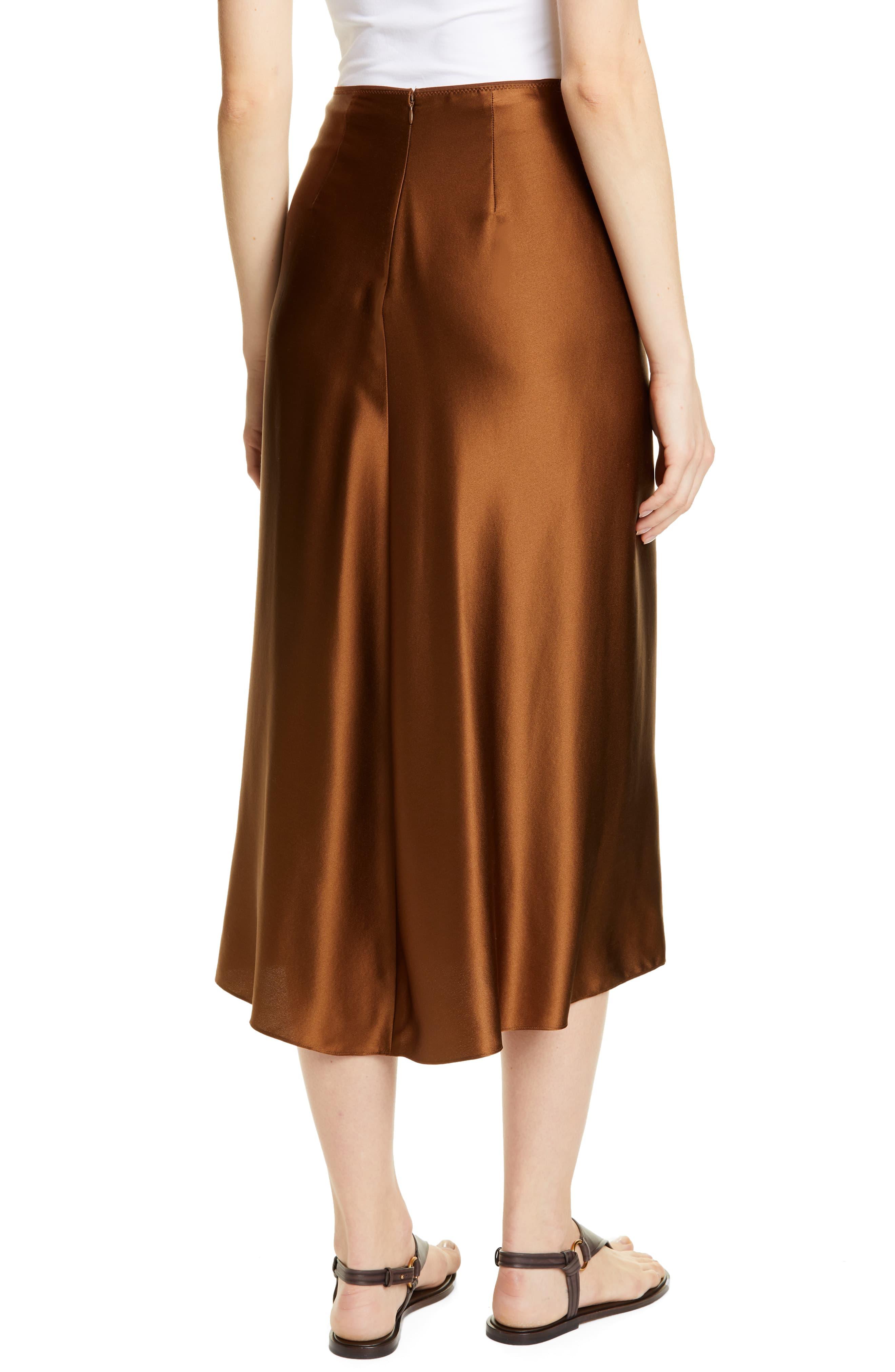 Vince Silk Slip Skirt Lyst