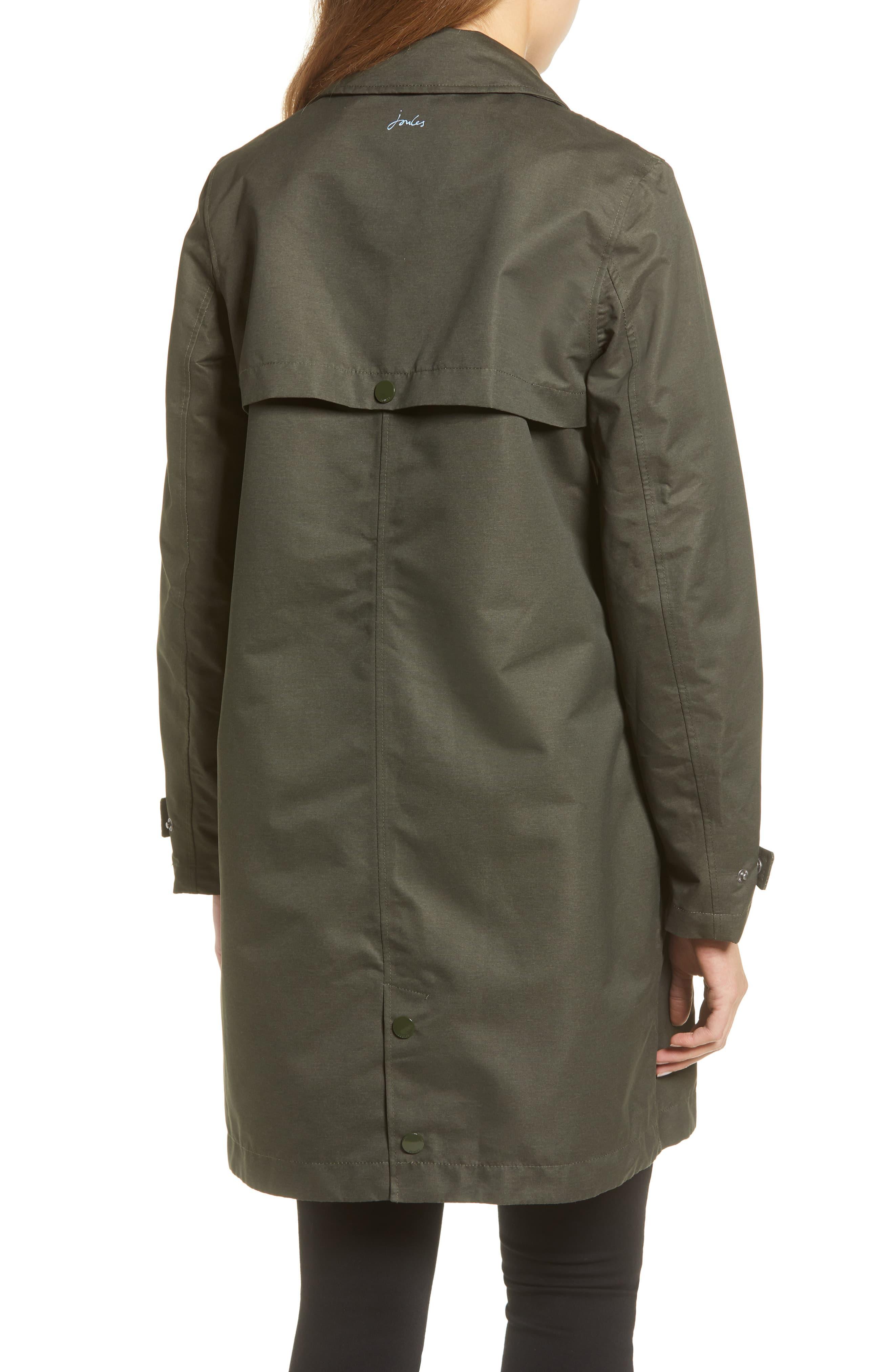 joules green padded coat