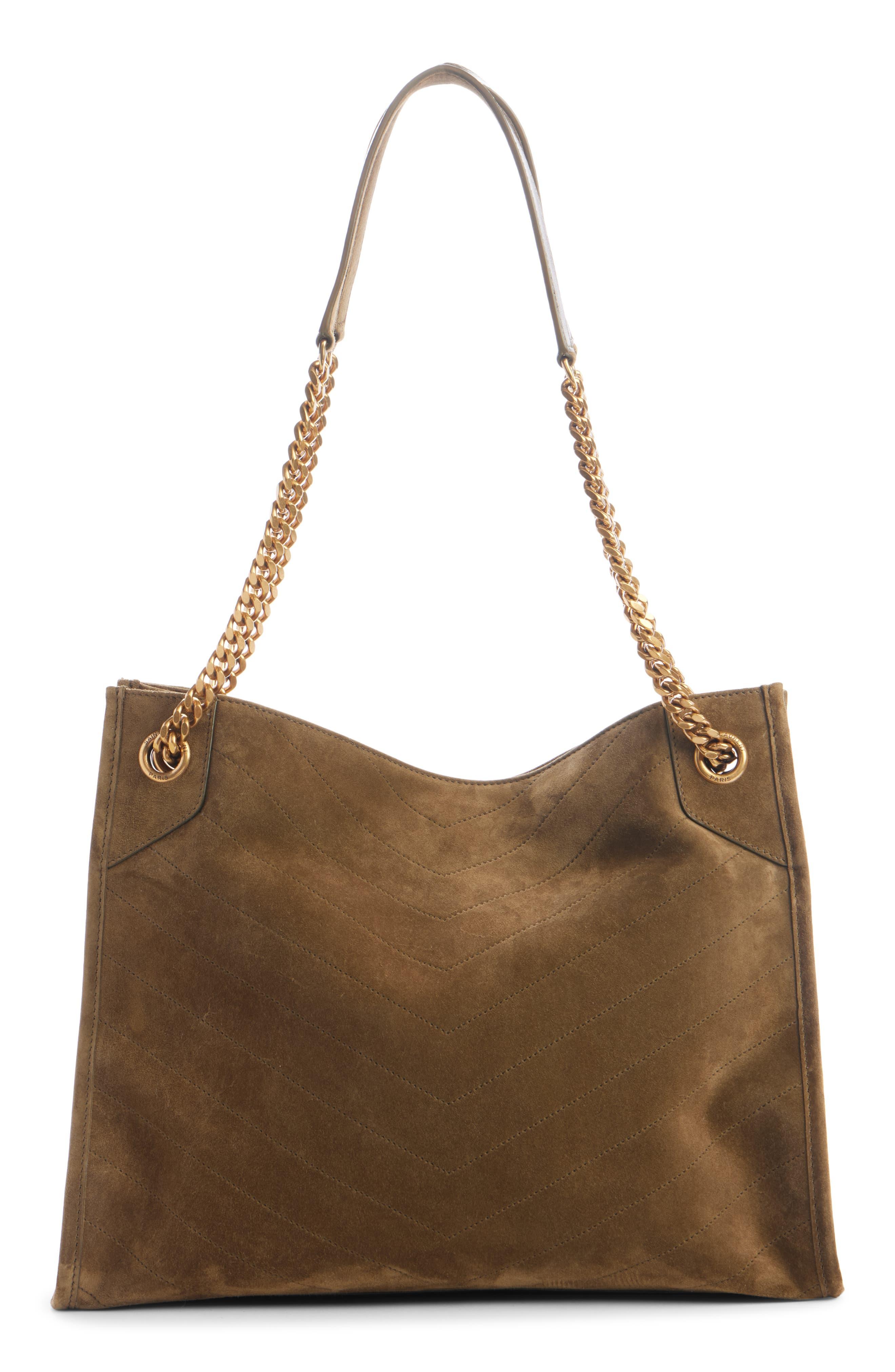 Medium niki best sale suede shoulder bag