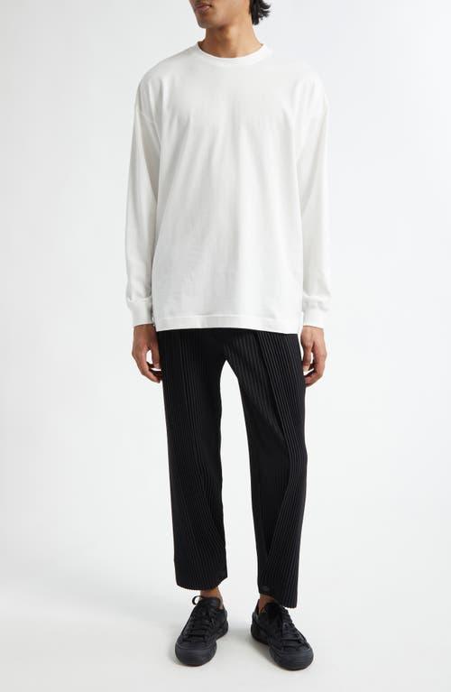 Homme Plissé Issey Miyake Invitation Long Sleeve Graphic T-Shirt 