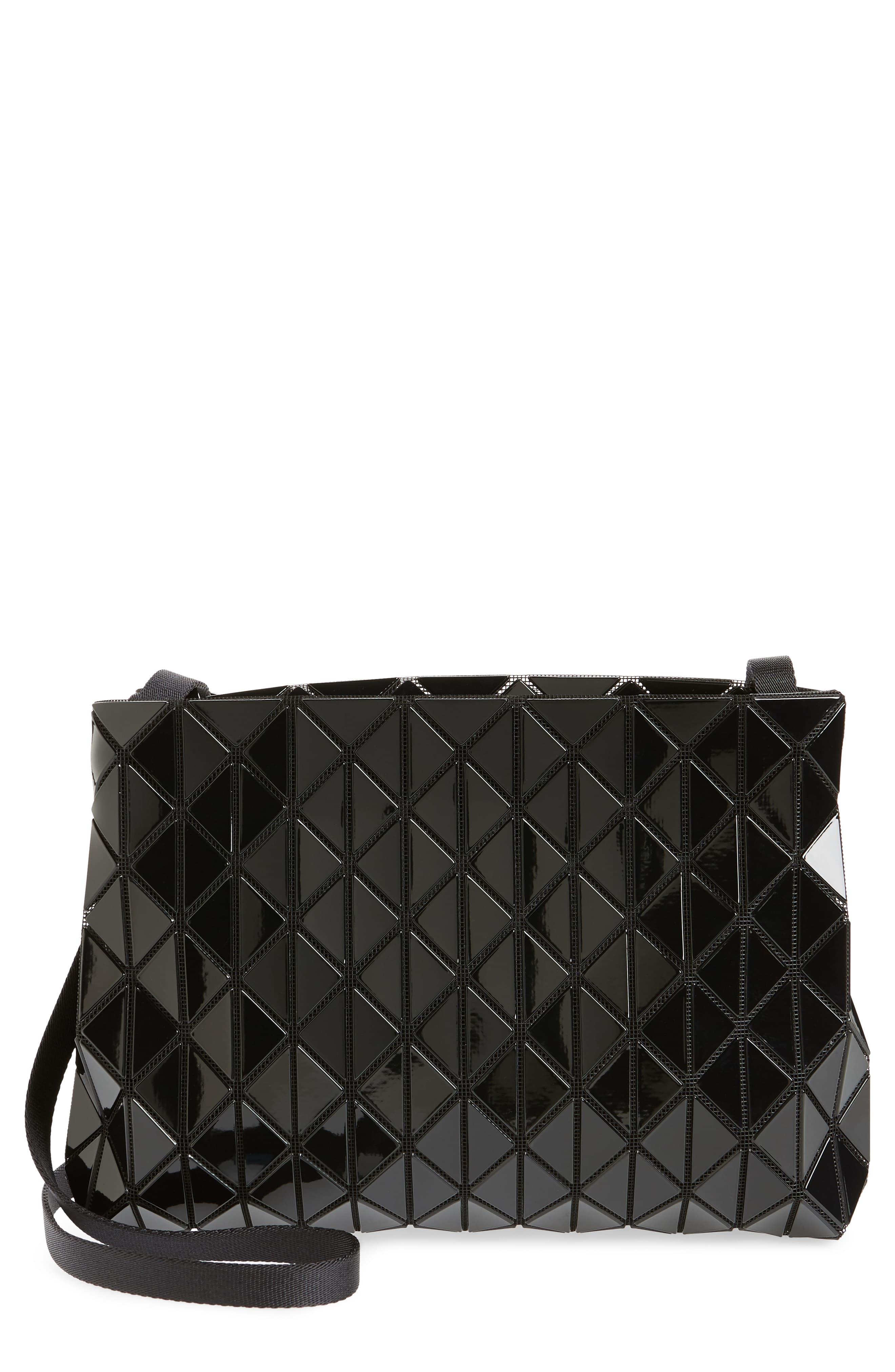 Bao Bao Issey Miyake Row Gloss Shoulder Bag in Black - Lyst