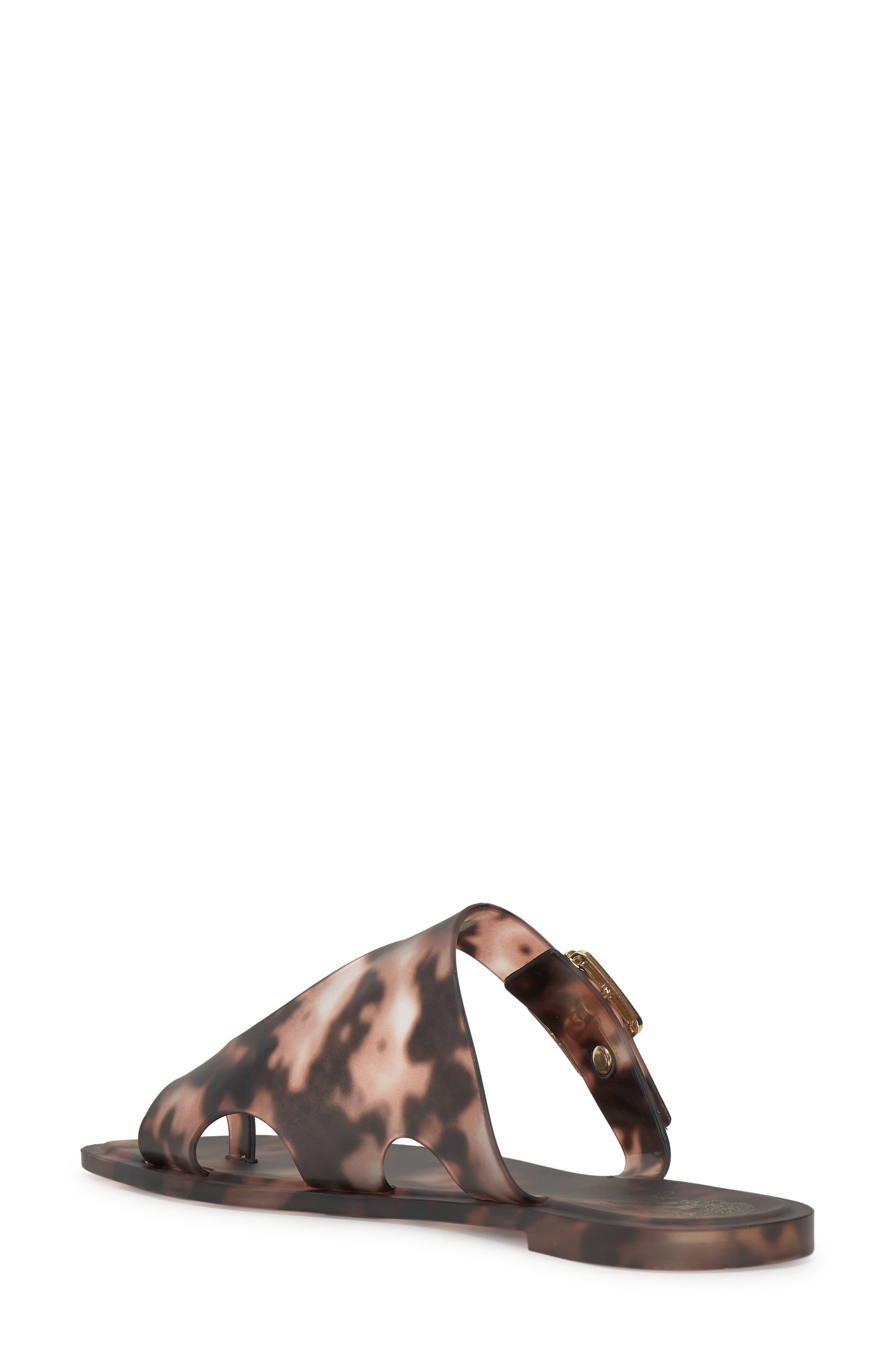 Vince Camuto Jicarlie Jelly Slide Sandal in Brown | Lyst