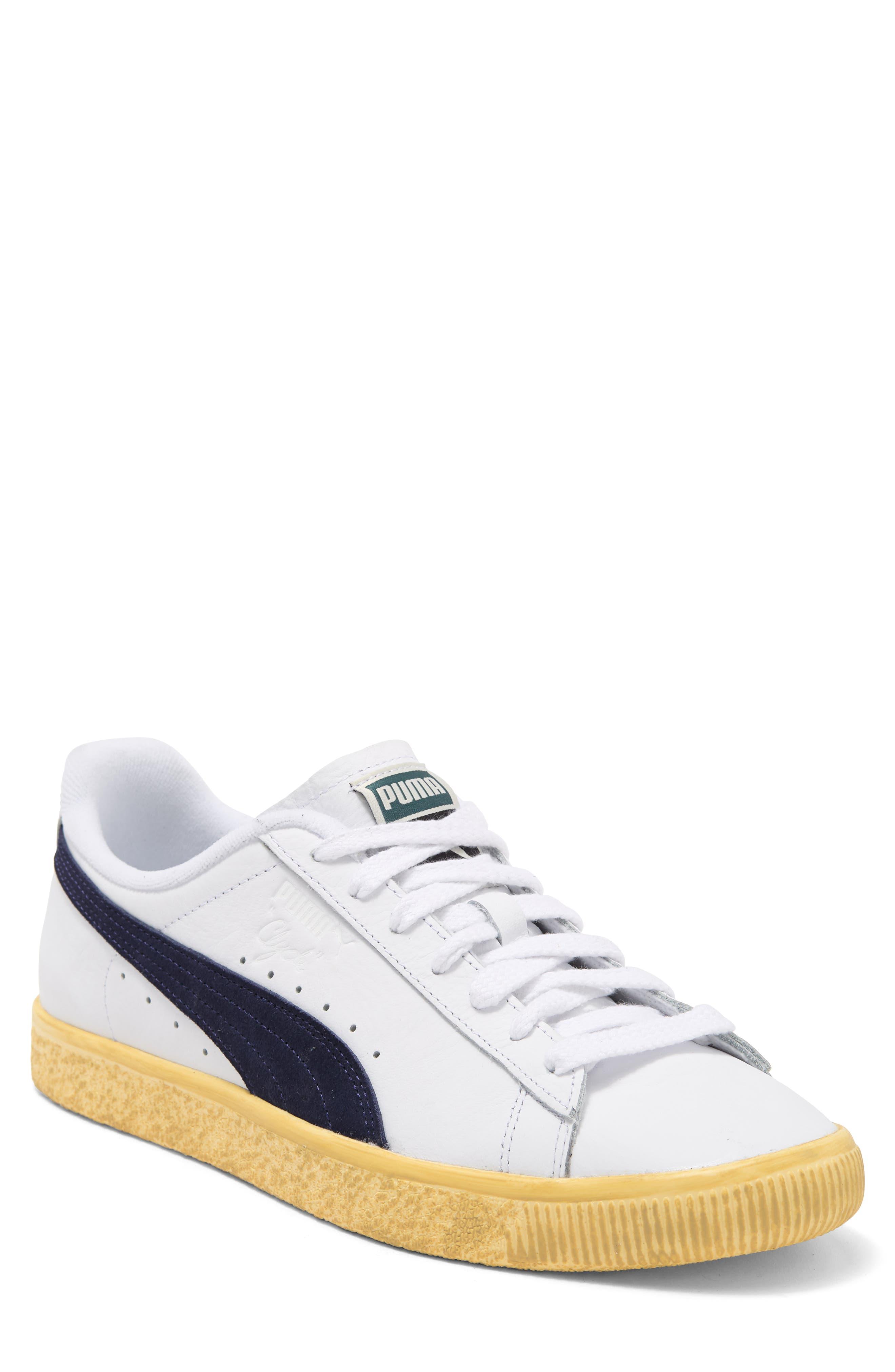 PUMA Clyde Sneaker in White for Men | Lyst