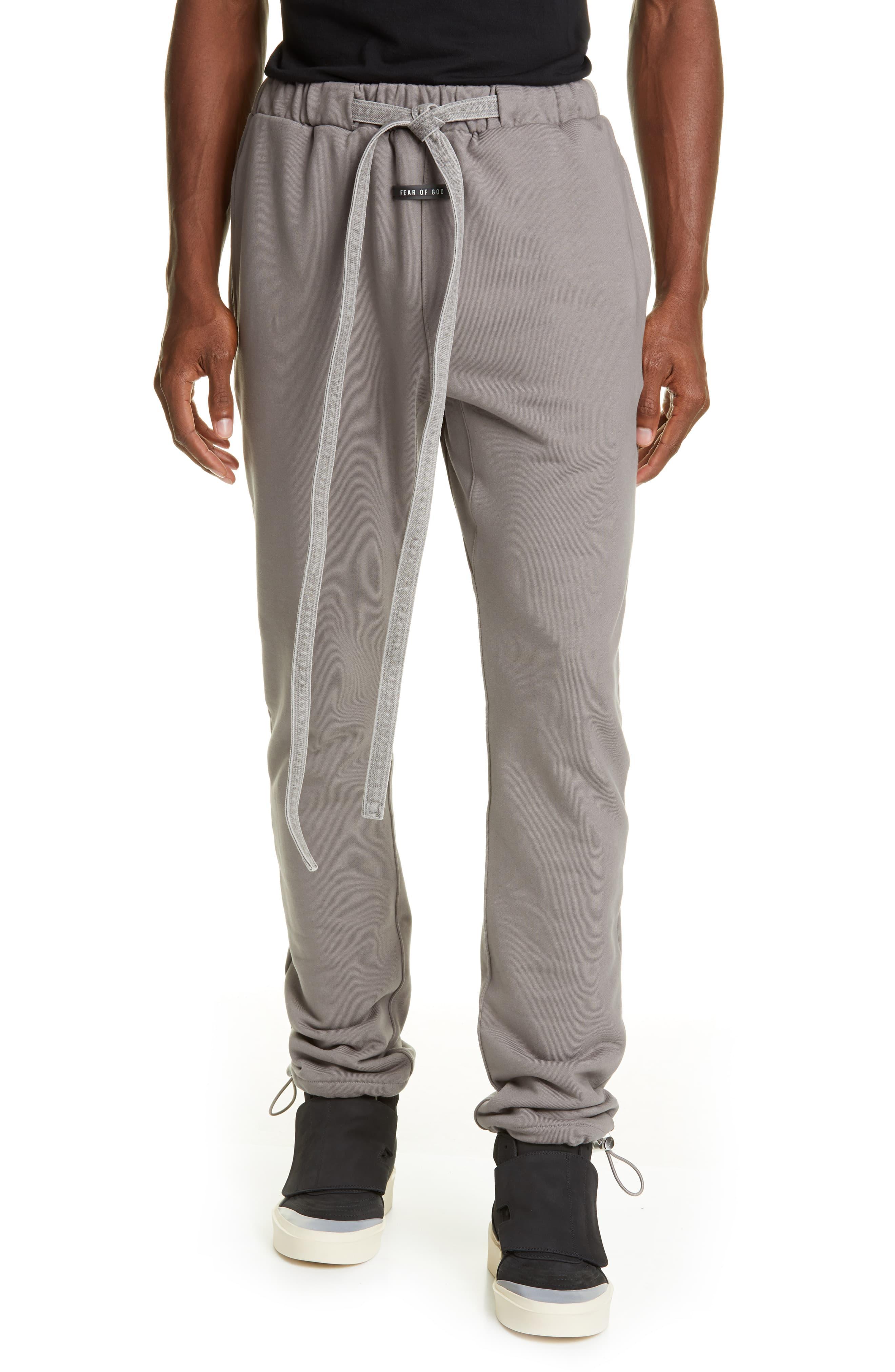 fear of god essentials sweatpants grey