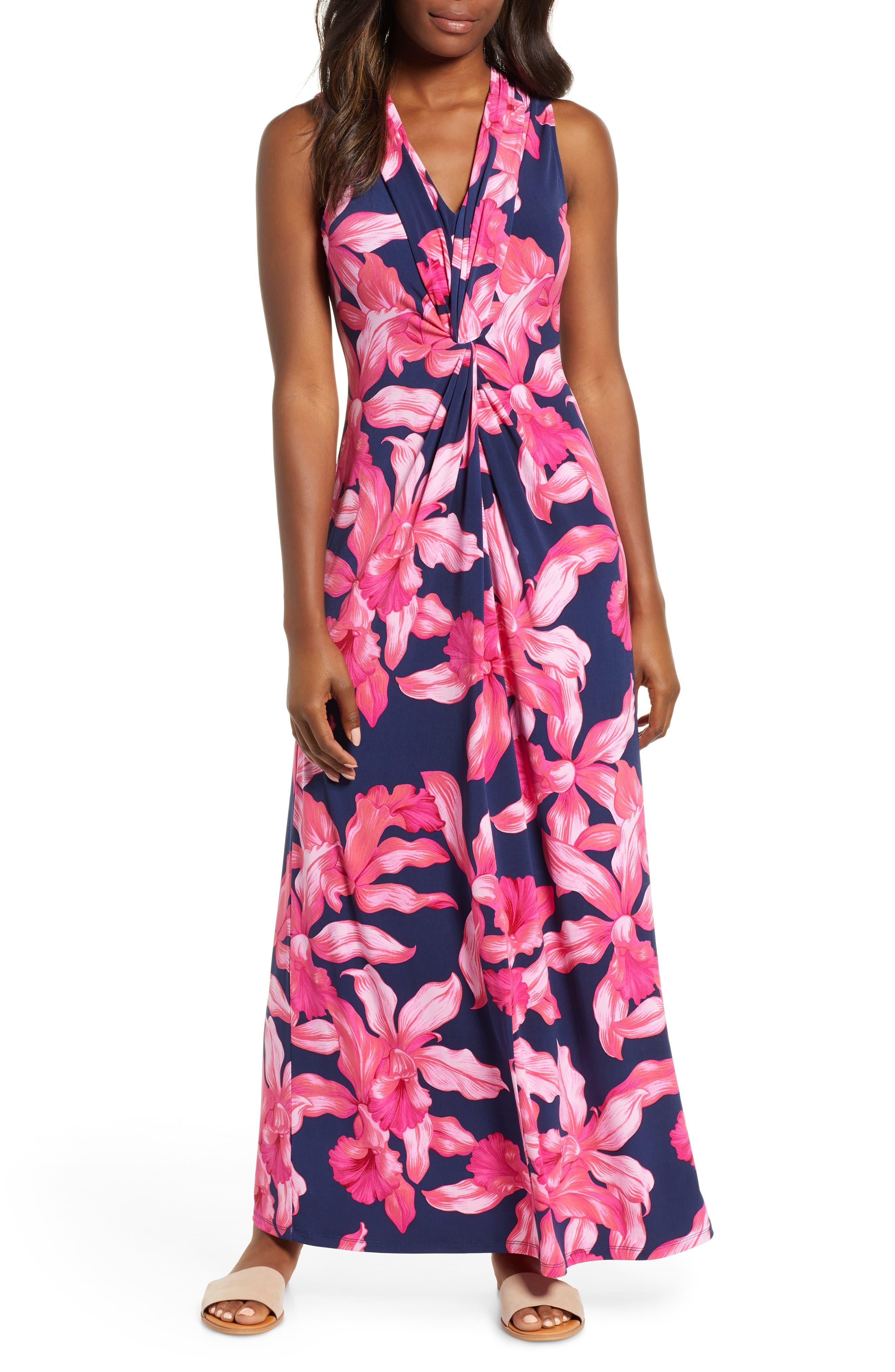 Tommy Bahama Floral Maxi Dress in Pink Lyst