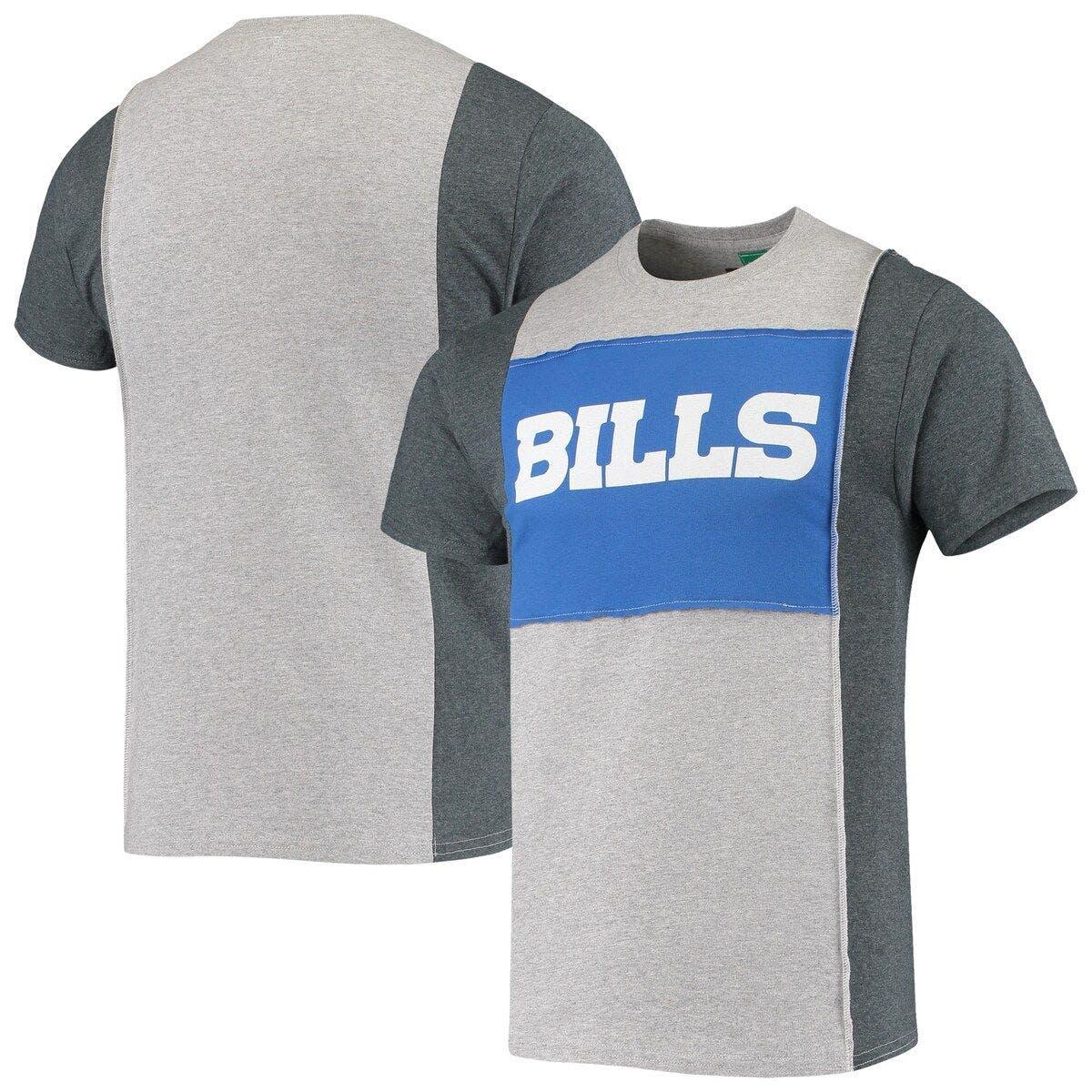 Men's Refried Apparel Black/Heathered Gray Los Angeles Rams Sustainable  Split T-Shirt