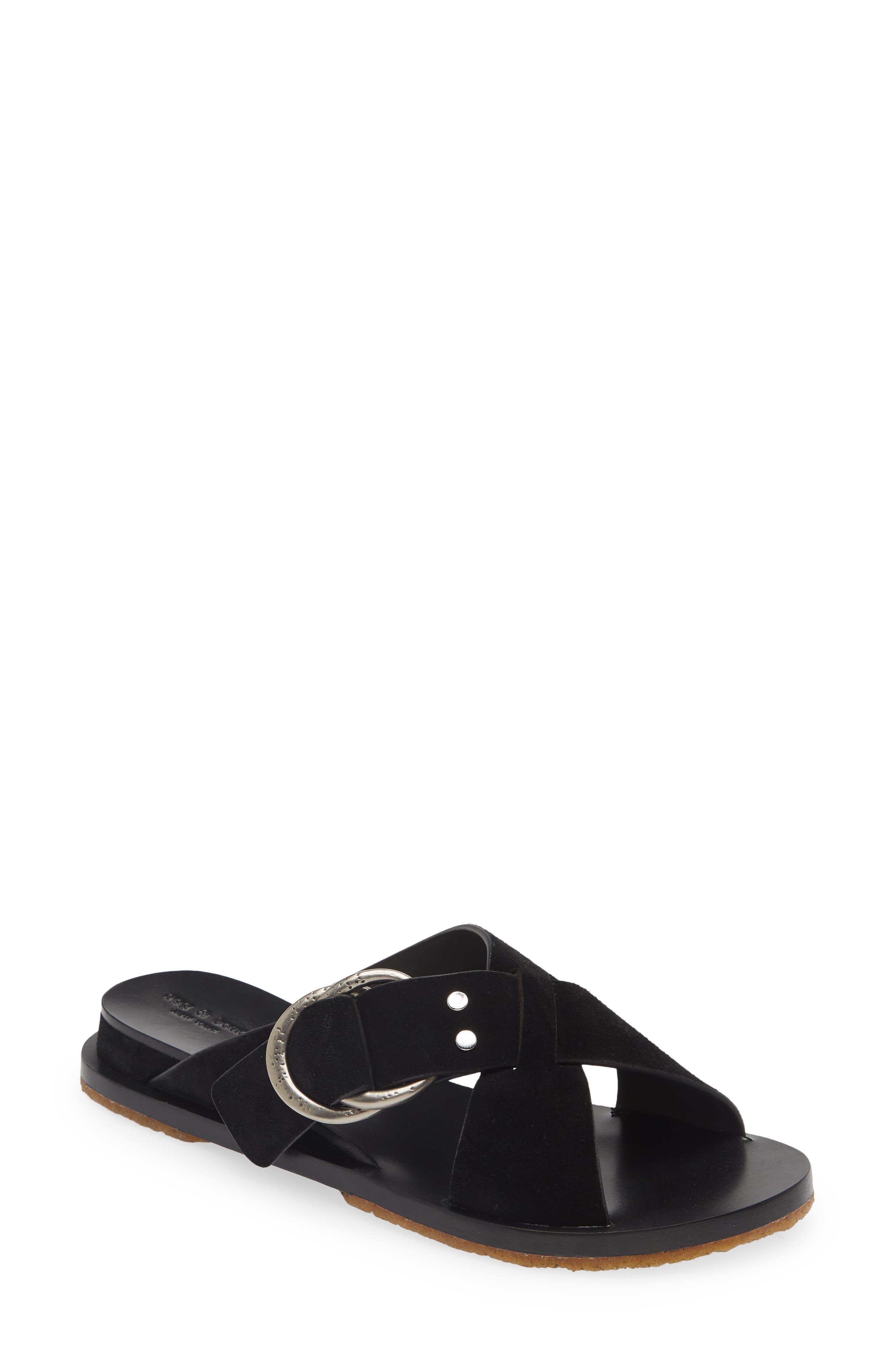 Rag & Bone Beau Slide Sandal in Black | Lyst